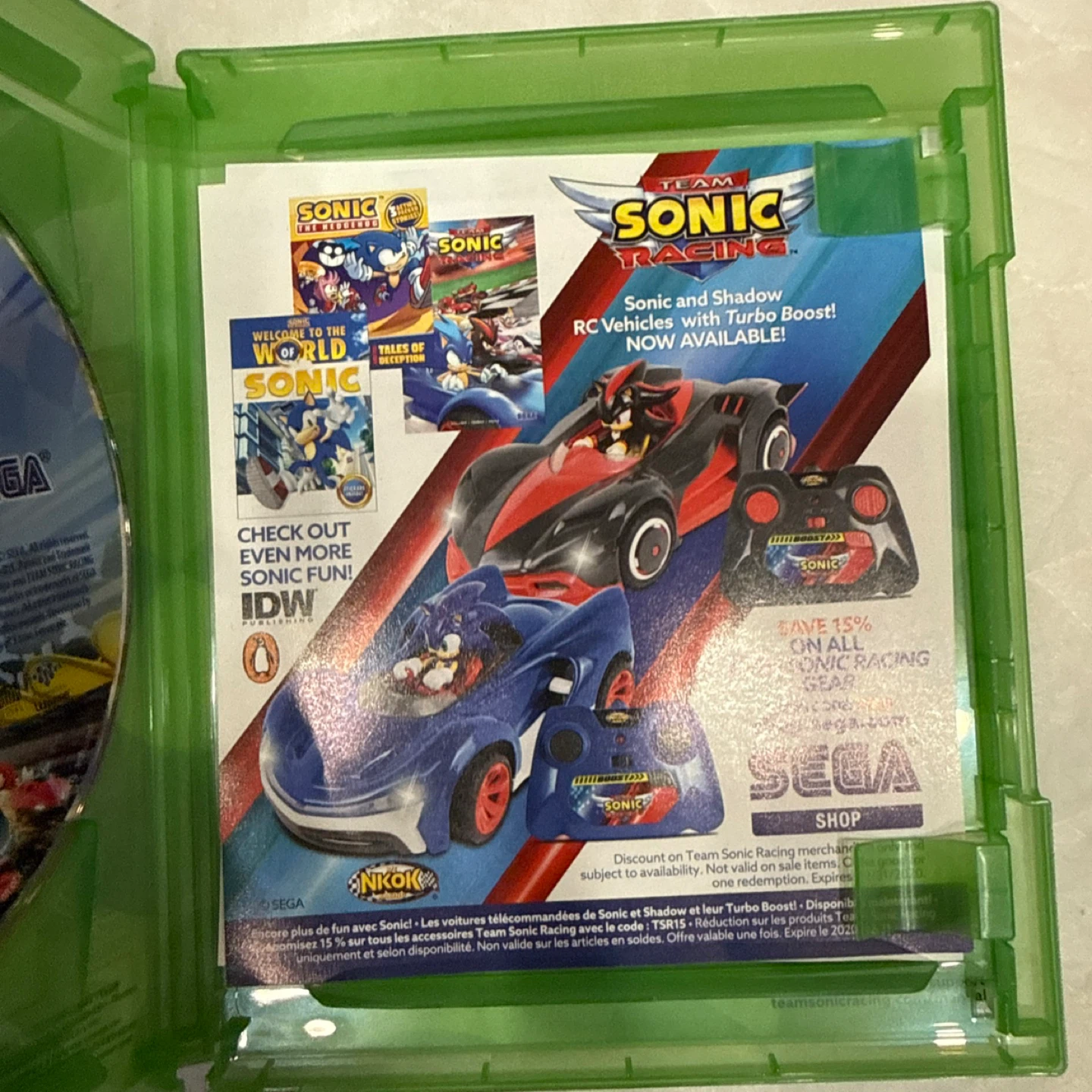 Team Sonic Racing Xbox One Game - photo 2