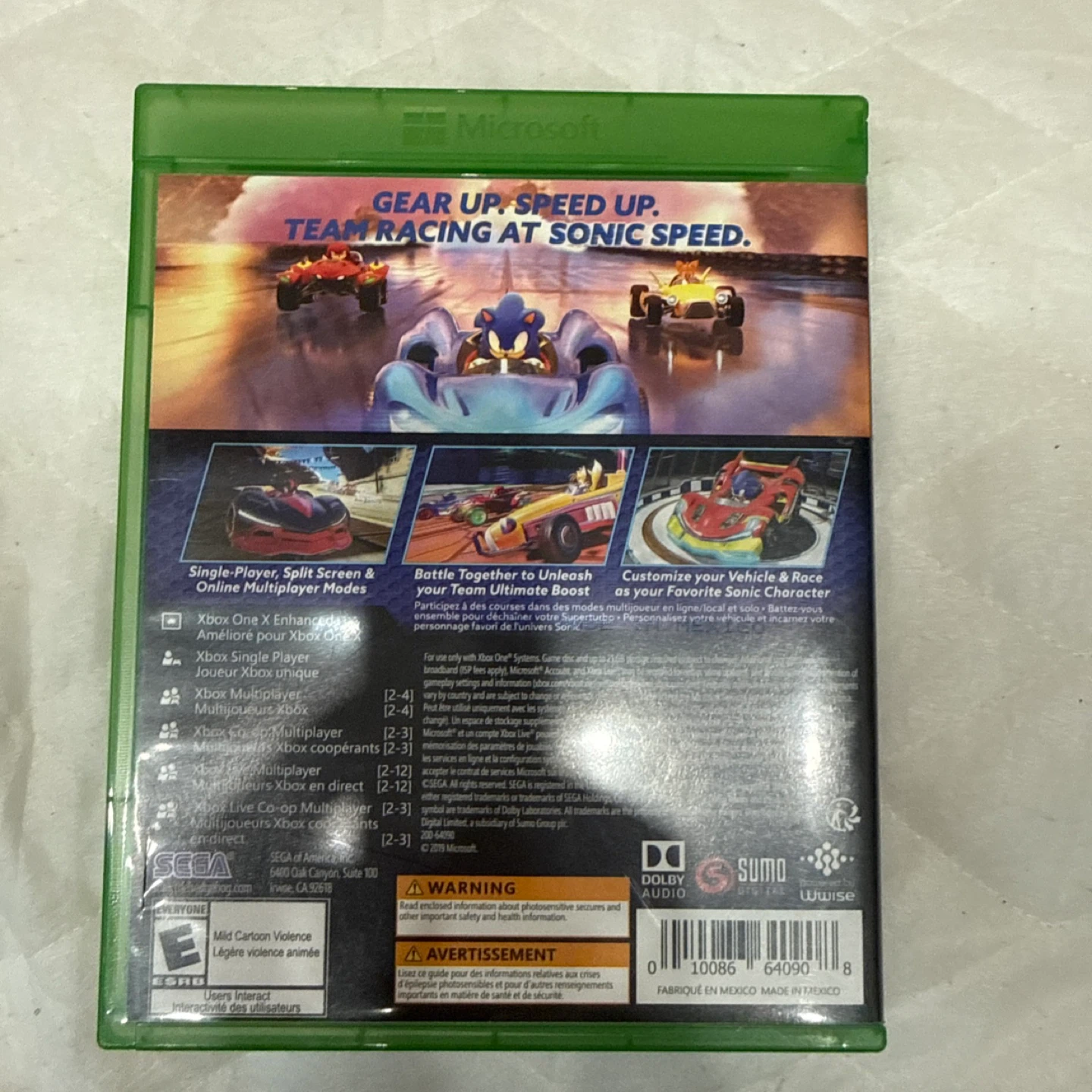 Team Sonic Racing Xbox One Game - photo 3