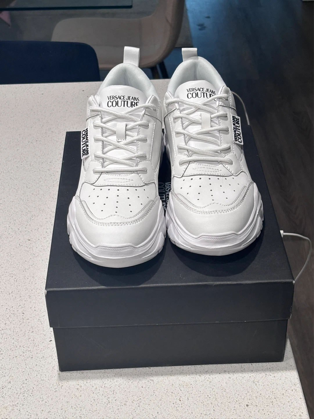Versace Jeans Couture White Sneakers