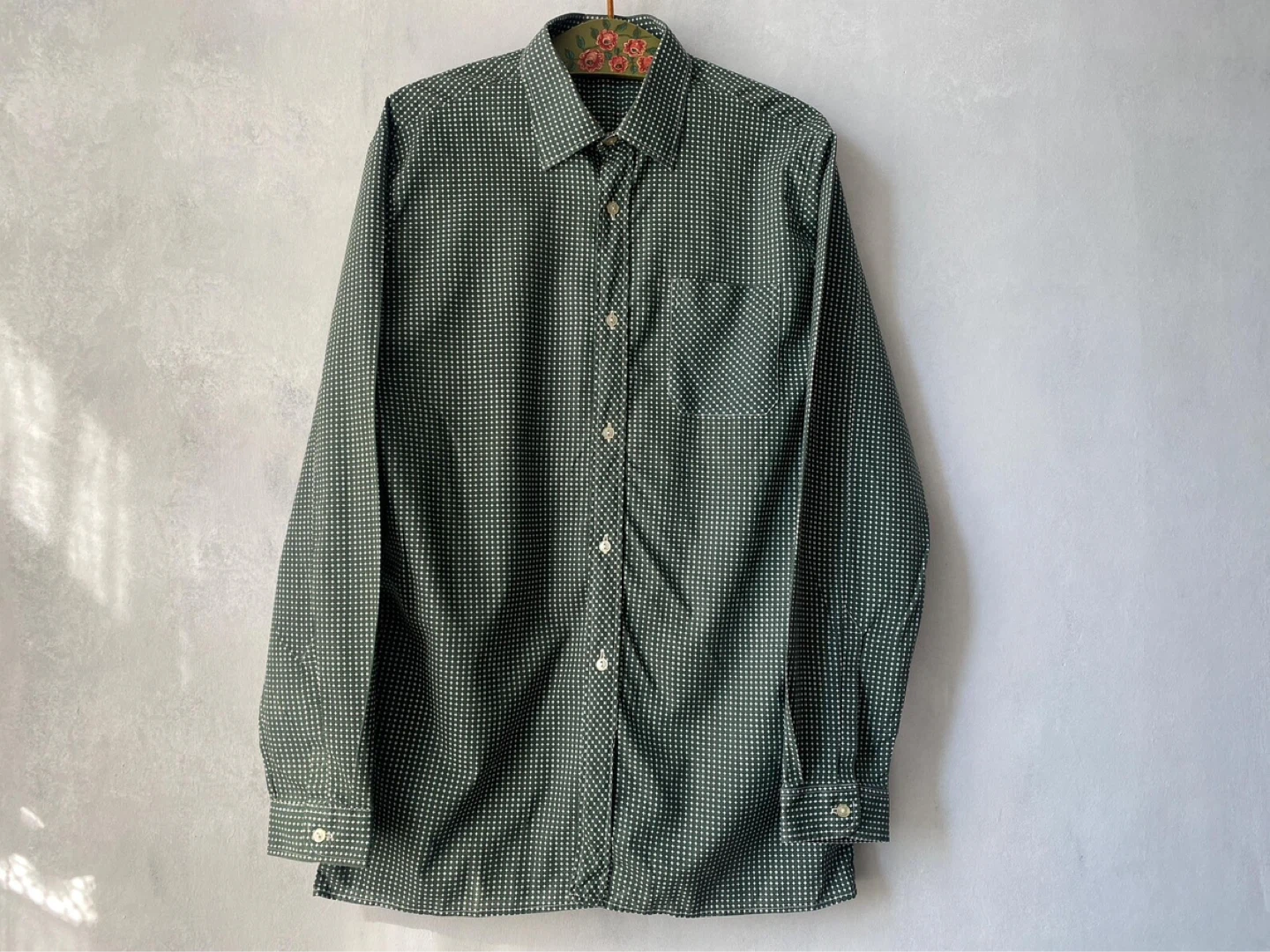 Vintage ‘70s Triola Polka-Dot Shirt - Size M/L (Tall) - photo 2