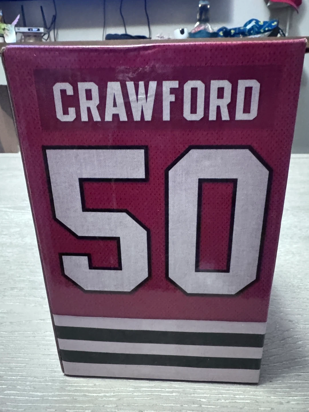 Chicago Blackhawks Corey Crawford #50 Collectible Box - photo 3
