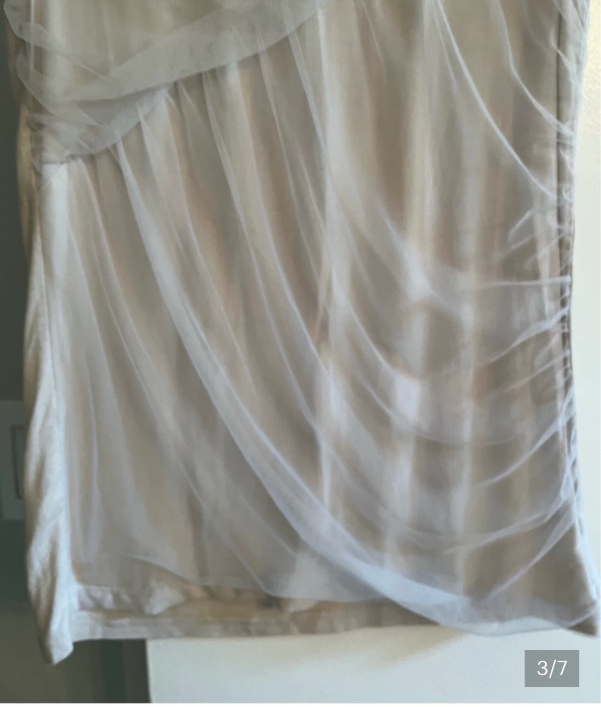Ann Taylor Tulle Overlay Sleeveless Top ⚽ - photo 2