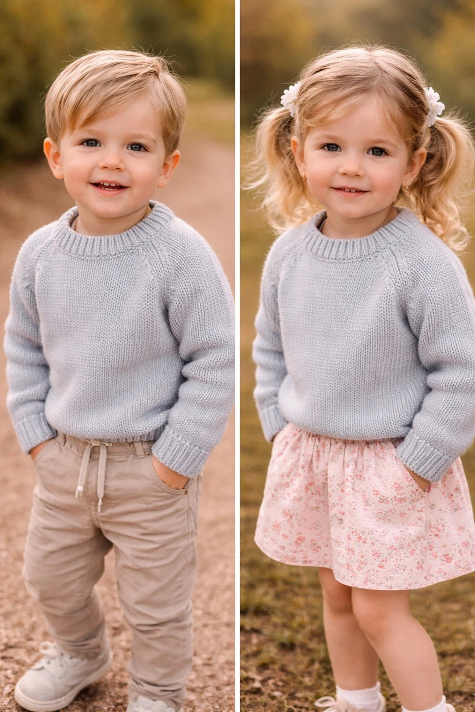 Light Blue Knit Sweater