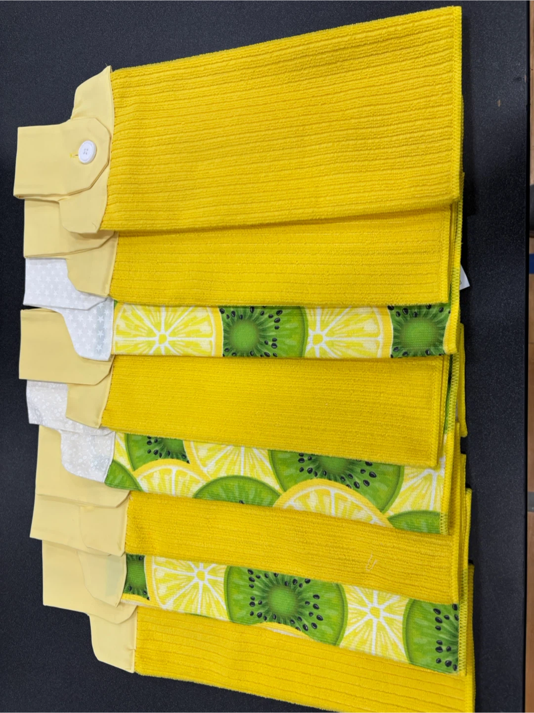 Assorted Hanging Kitchen Towels with Button Loop - photo 2