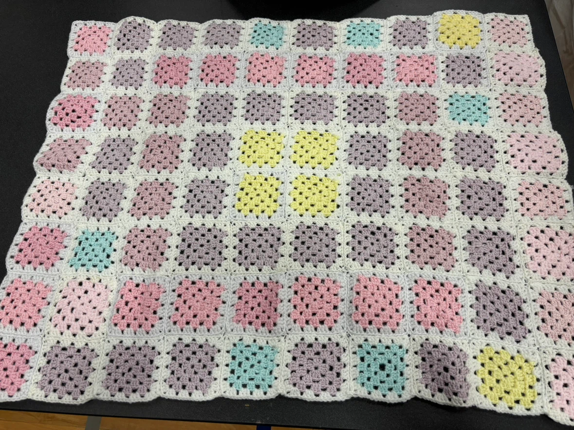 Handmade Knitted Blanket