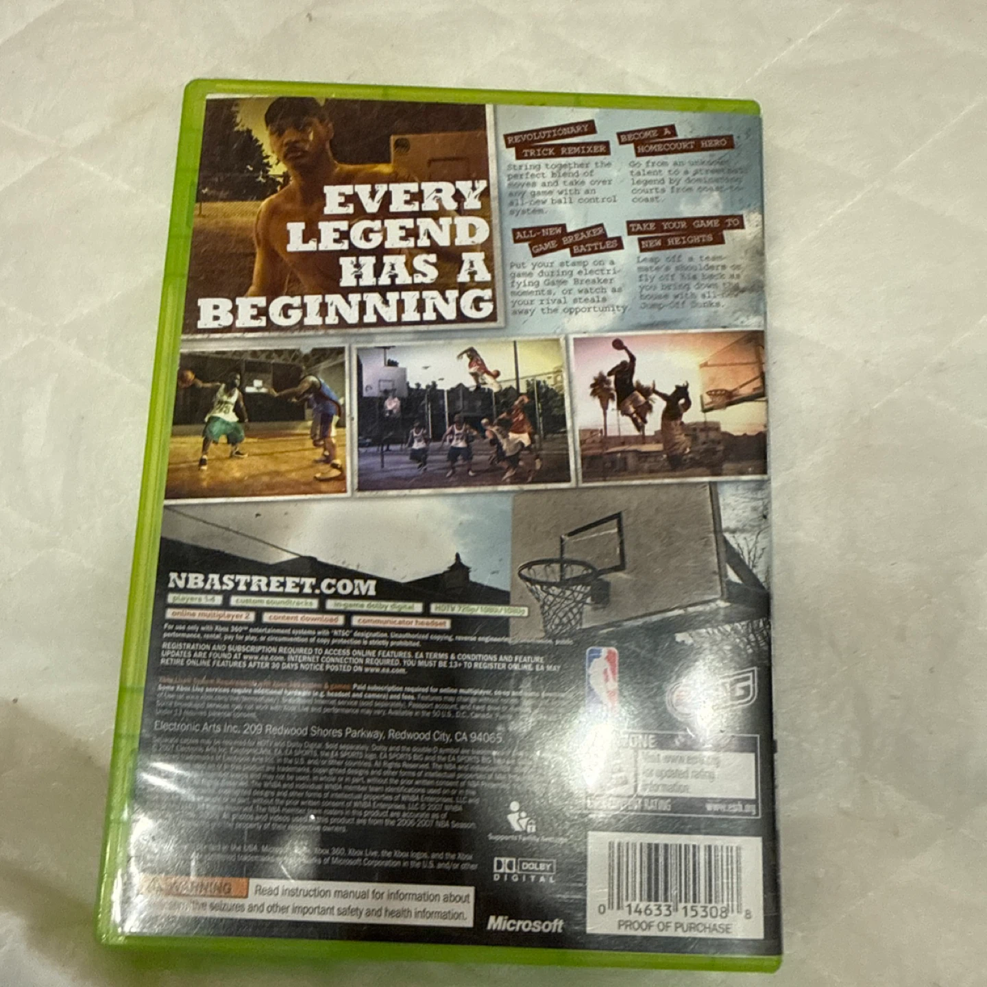 Xbox 360 NBA Street Homecourt Video Game - photo 3