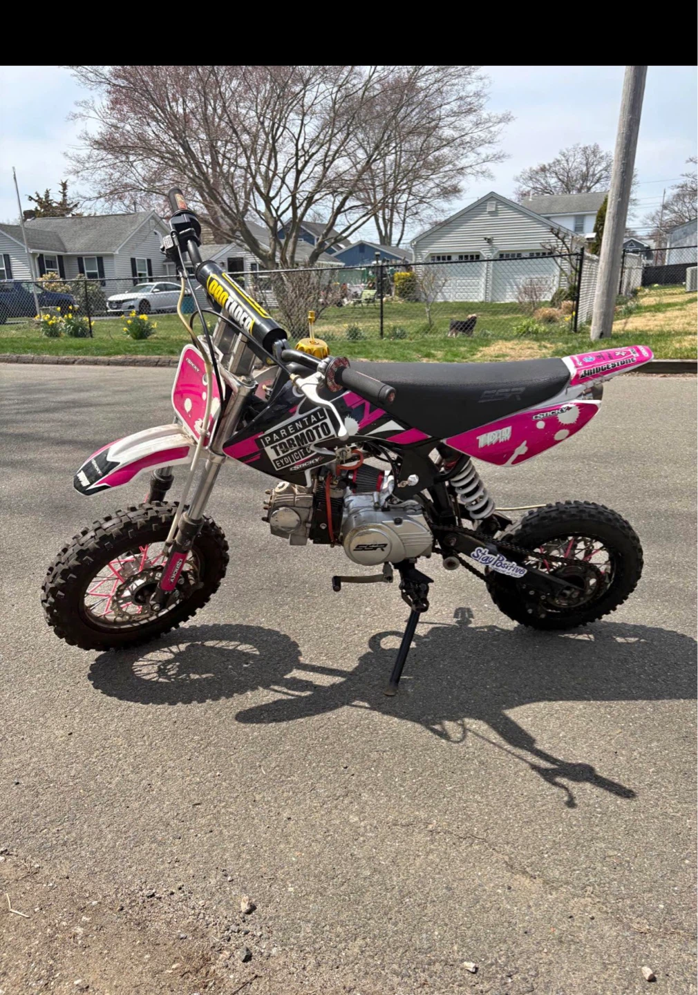 ⚽️SSR 125cc Dirt Bike Pink