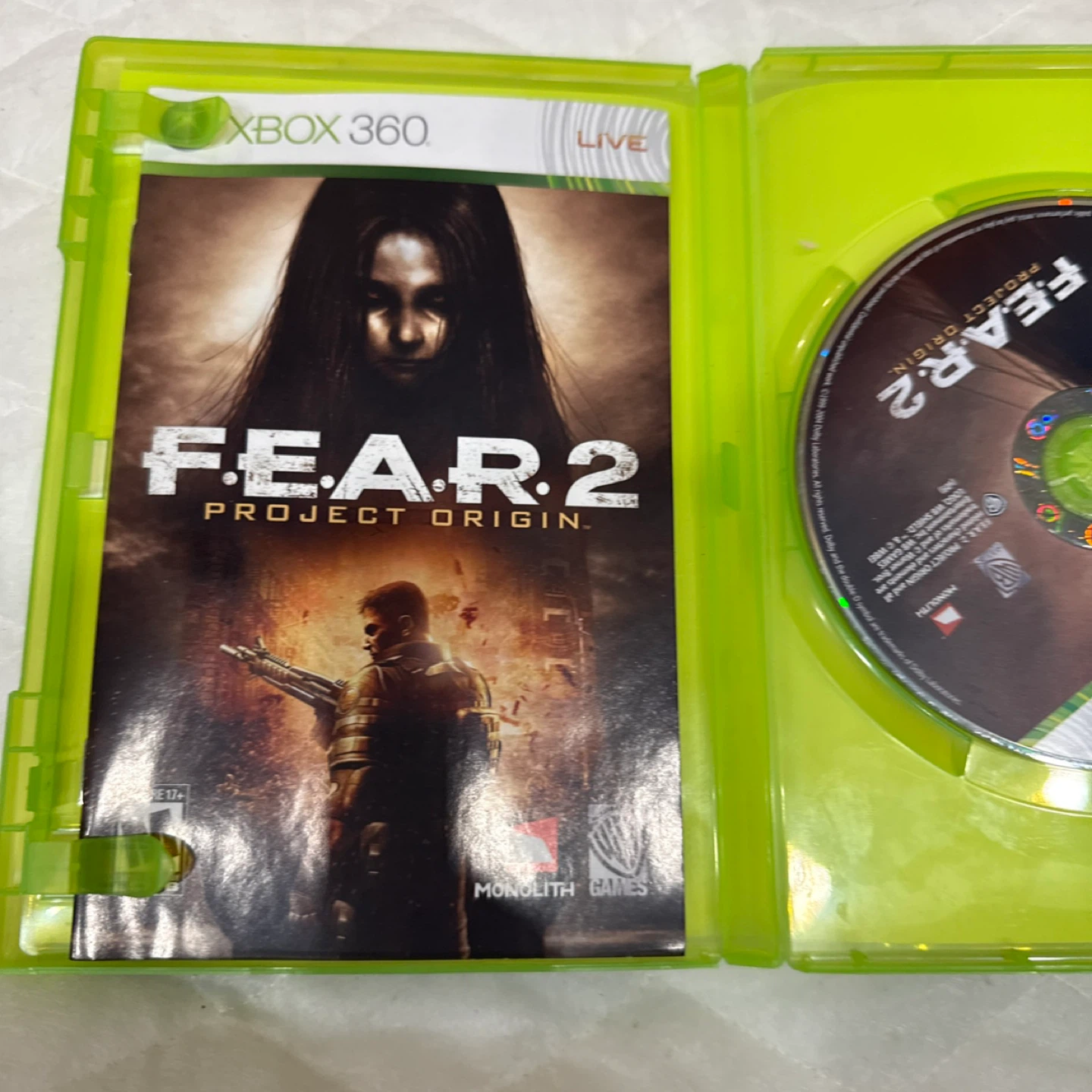 F.E.A.R. 2: Project Origin Xbox 360 Game - photo 2