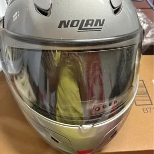 ⚽️Nolan Silver Motorcycle Helmet