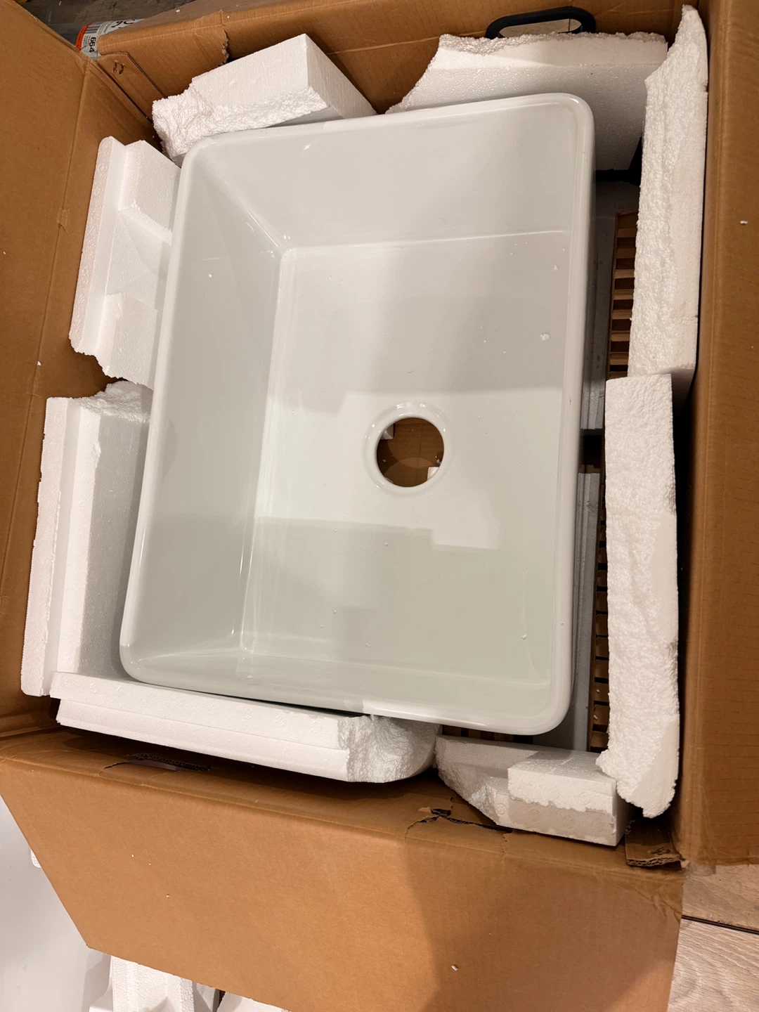 Farmhouse Kitchen Sink White Fireclay - photo 4