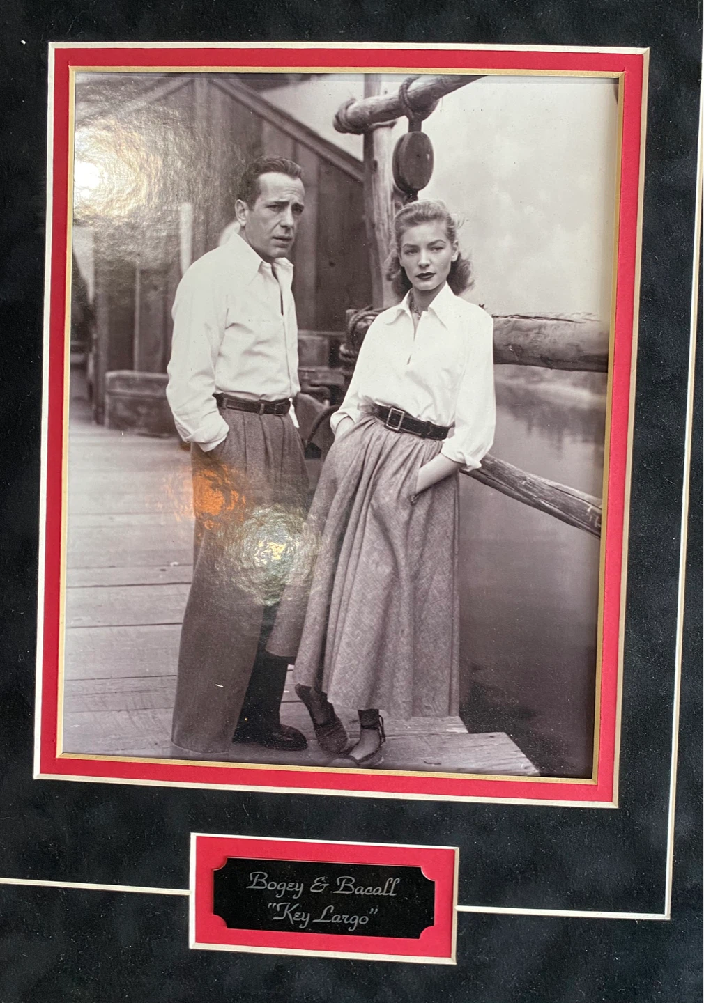Collector: Key Largo Framed Movie Poster & Photo - photo 3