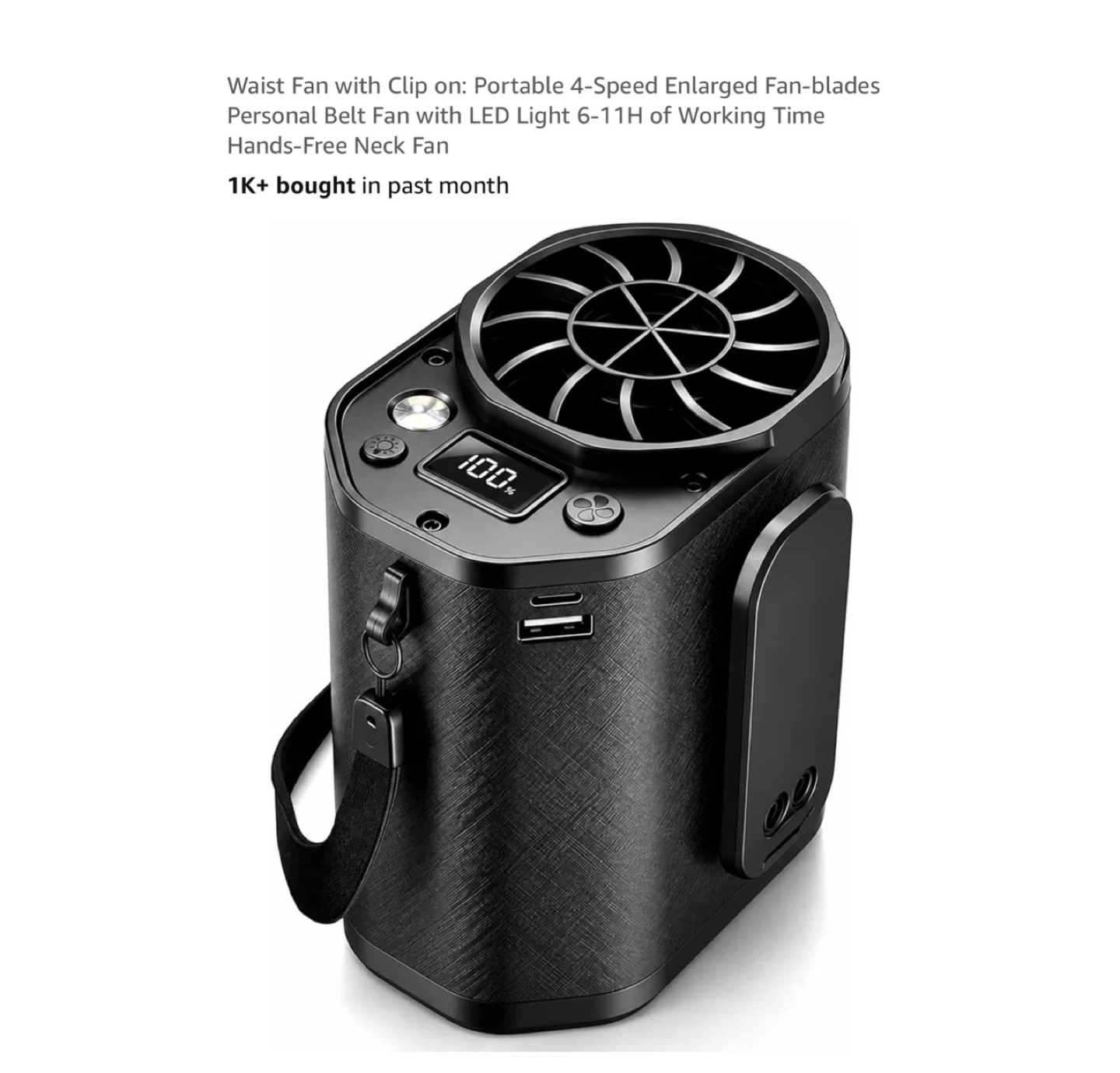 Brand new Waist Fan with Clip on