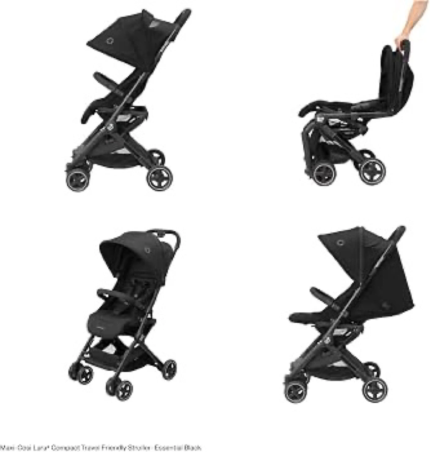 Maxi-Cosi Lara Ultra Compact Stroller - Black - photo 3
