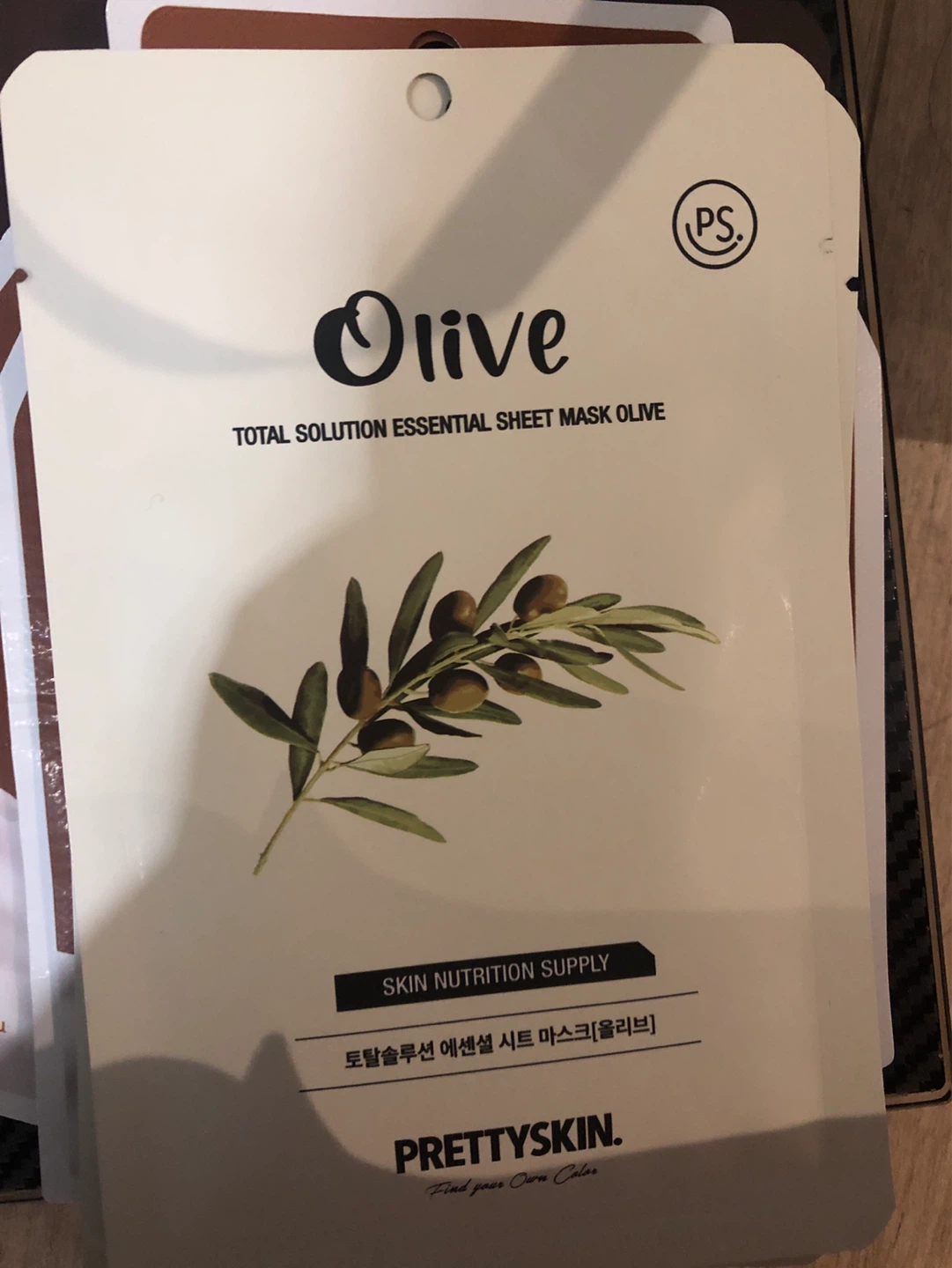 PRETTYSKIN Olive Total Solution⚽️ Essential Sheet Mask
