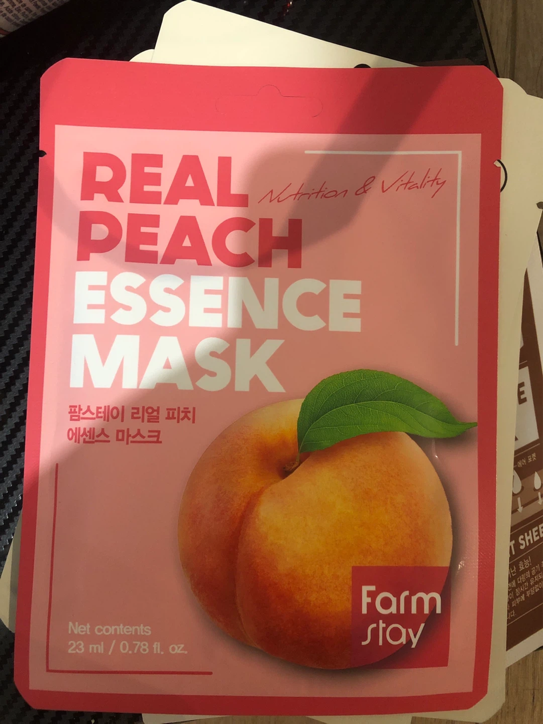 Farm Stay ⚽️Real Peach Essence Mask 23ml
