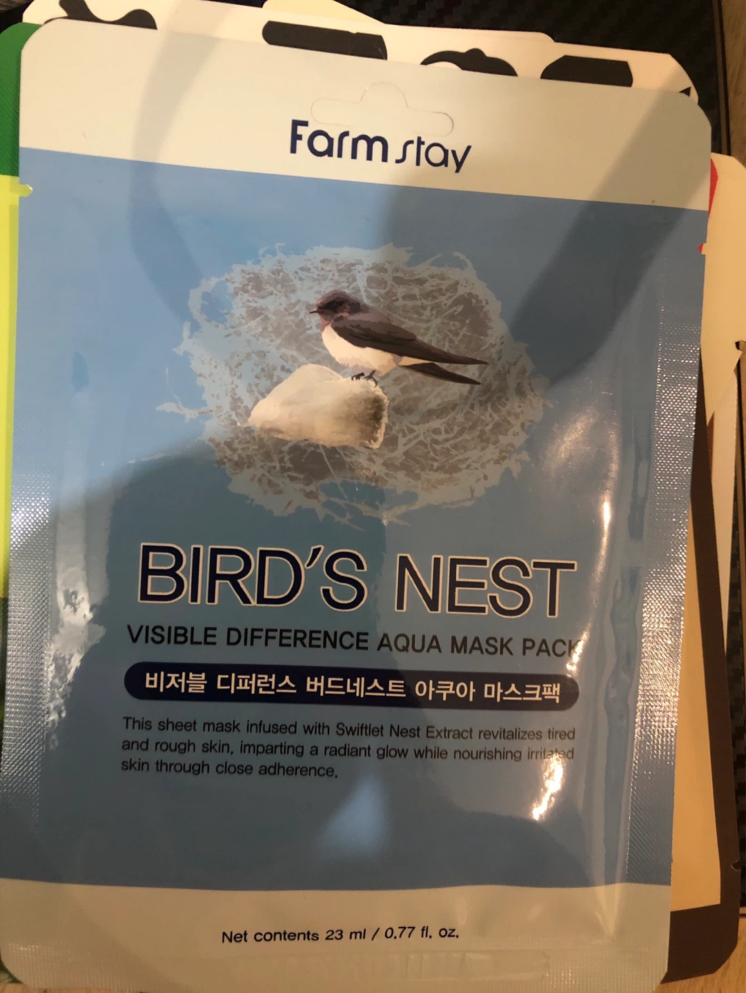 Farm ⚽️Stay Bird's Nest Aqua Mask Pack