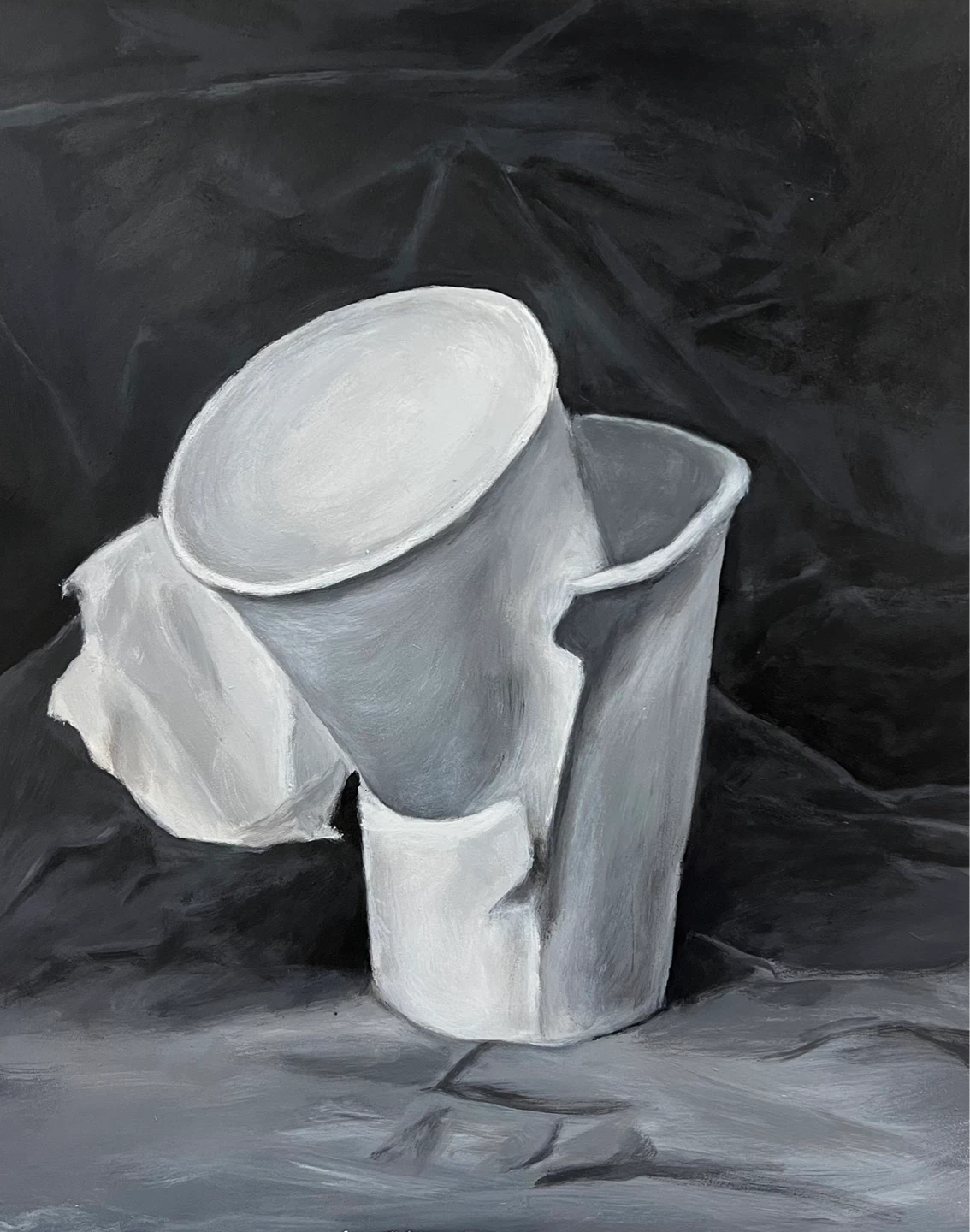 Acrylic Painting | Cup Still Life