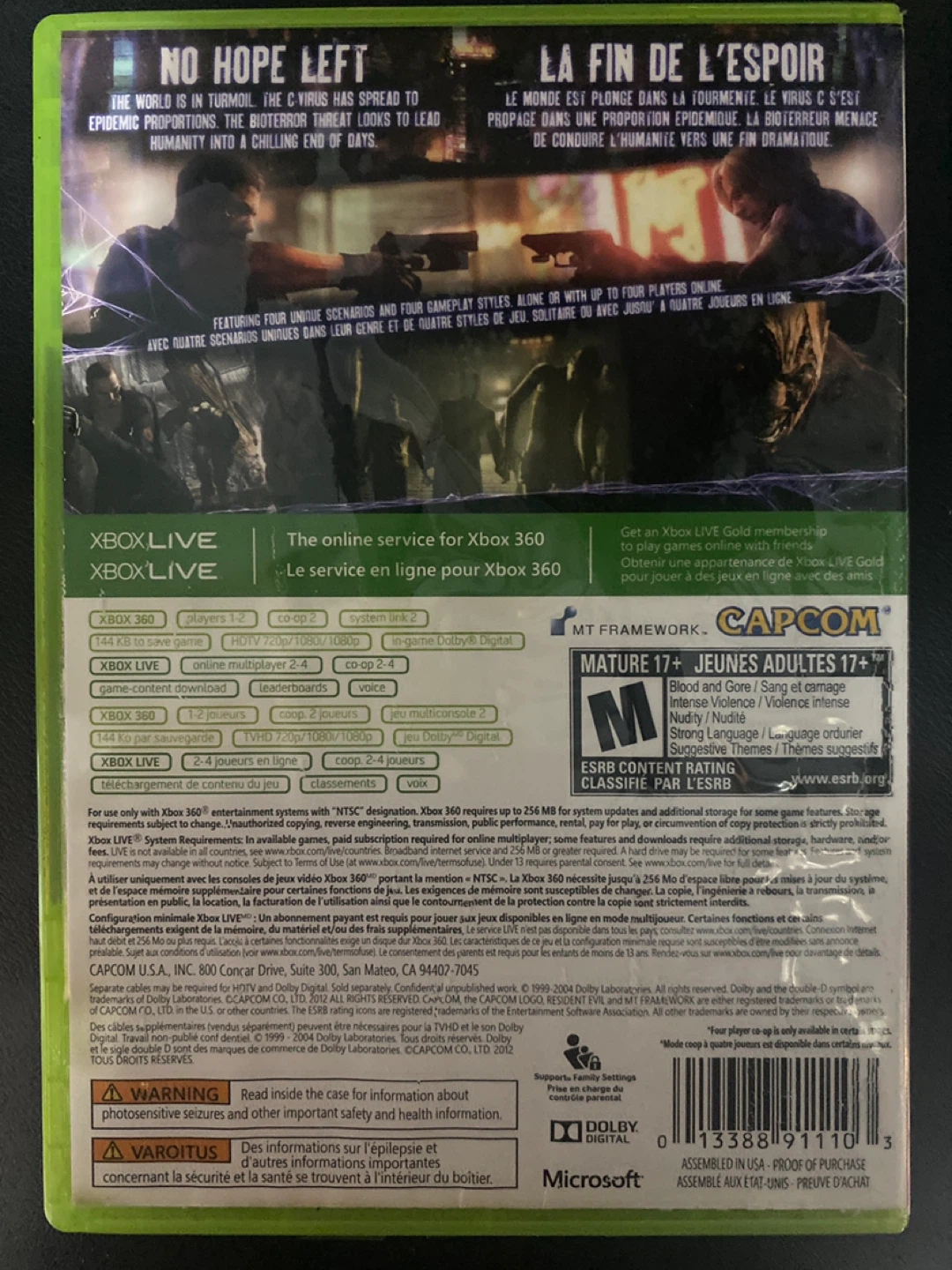 Resident Evil 6 ⚽️ Xbox 360 Game - photo 2