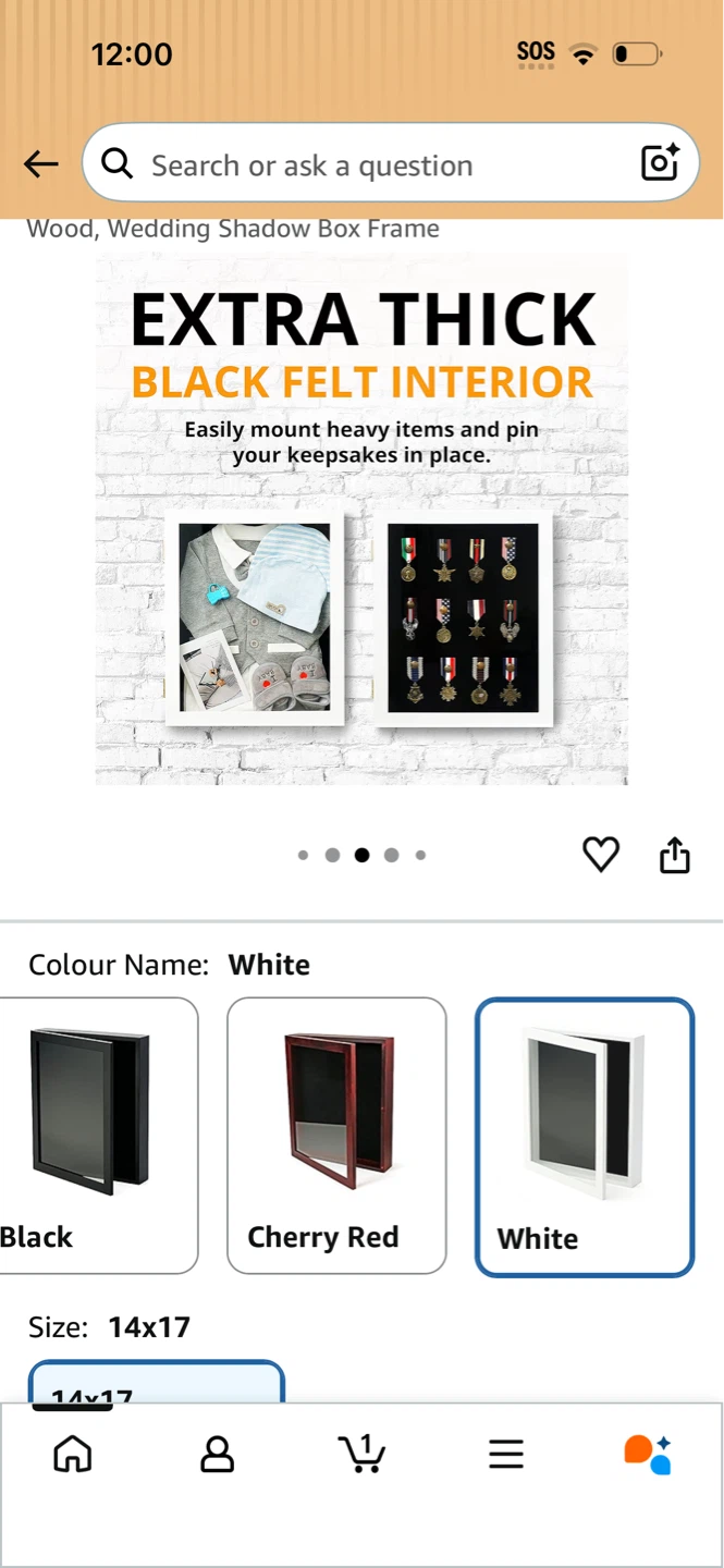 White 14x17 Shadow Box Frame - photo 3
