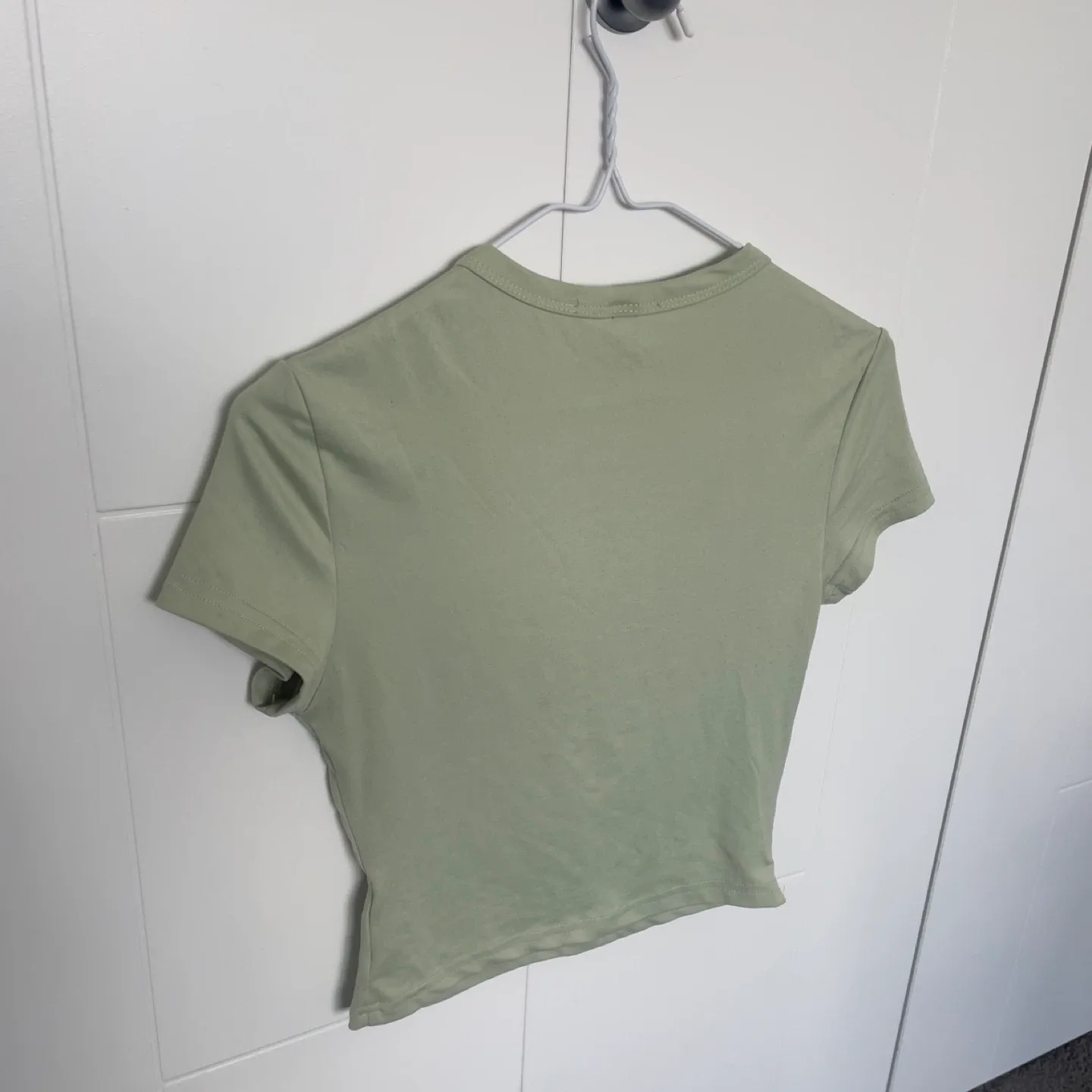 Green Cropped T-Shirt - photo 3