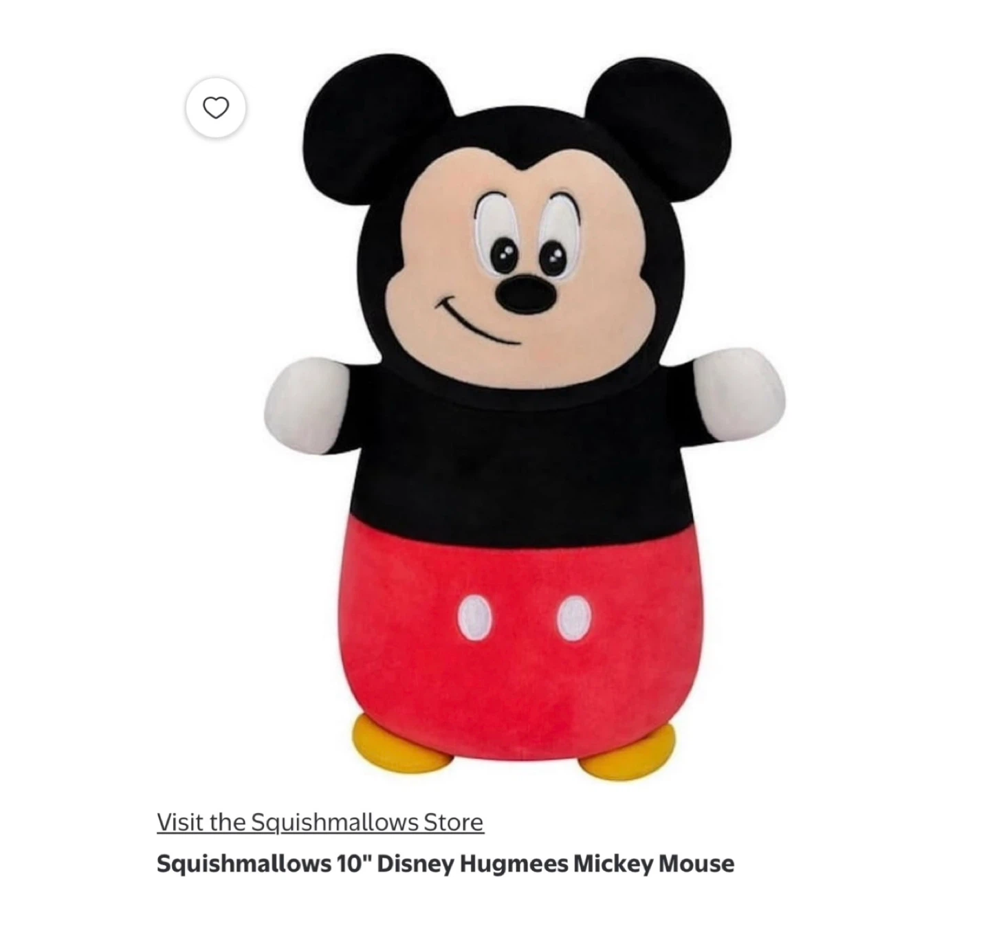 Squishmallows 10" Disney Hugmees Mickey Mouse - photo 4