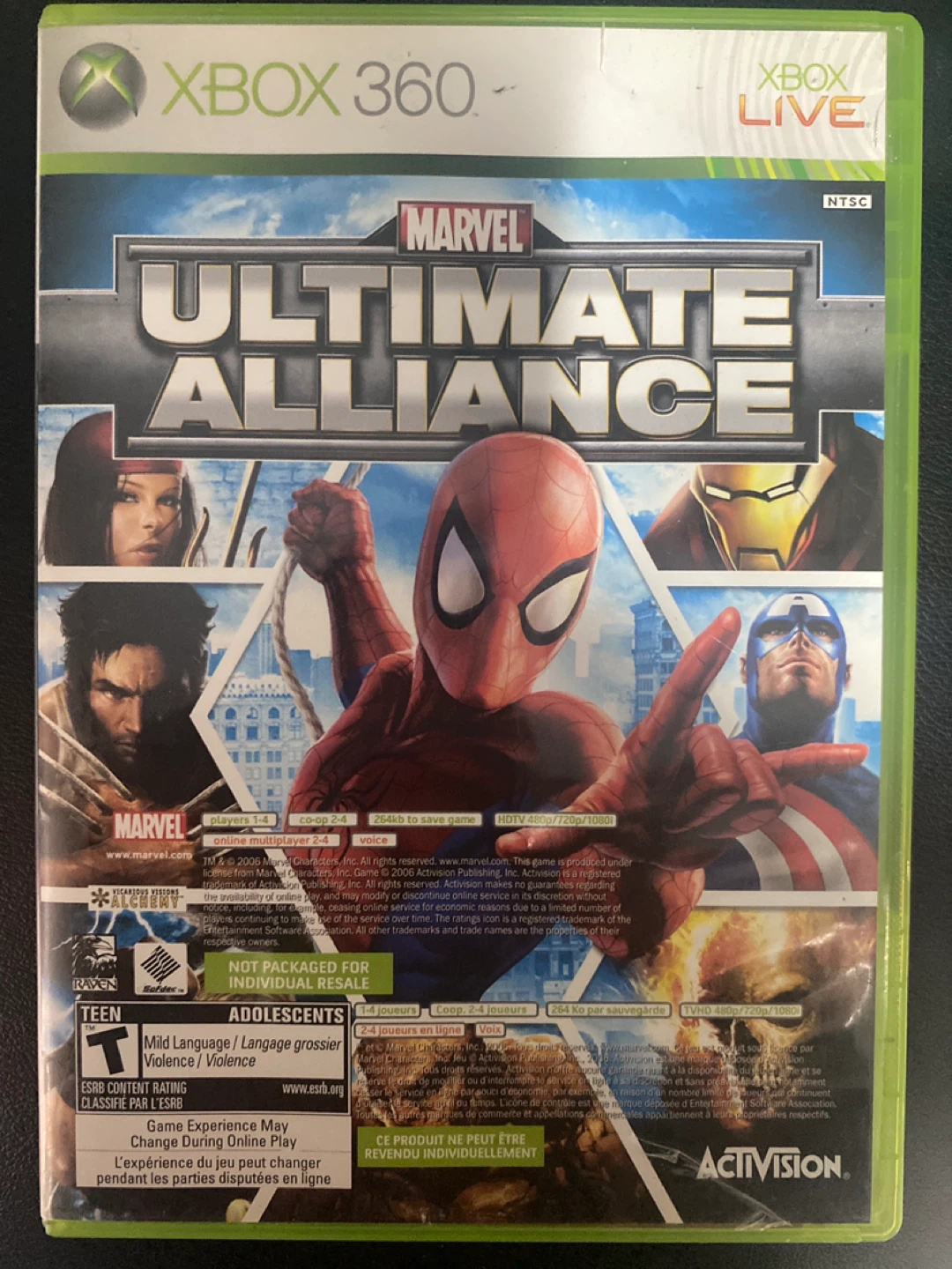 Xbox 360 ⚽️ Marvel Ultimate Alliance Game & Forza
