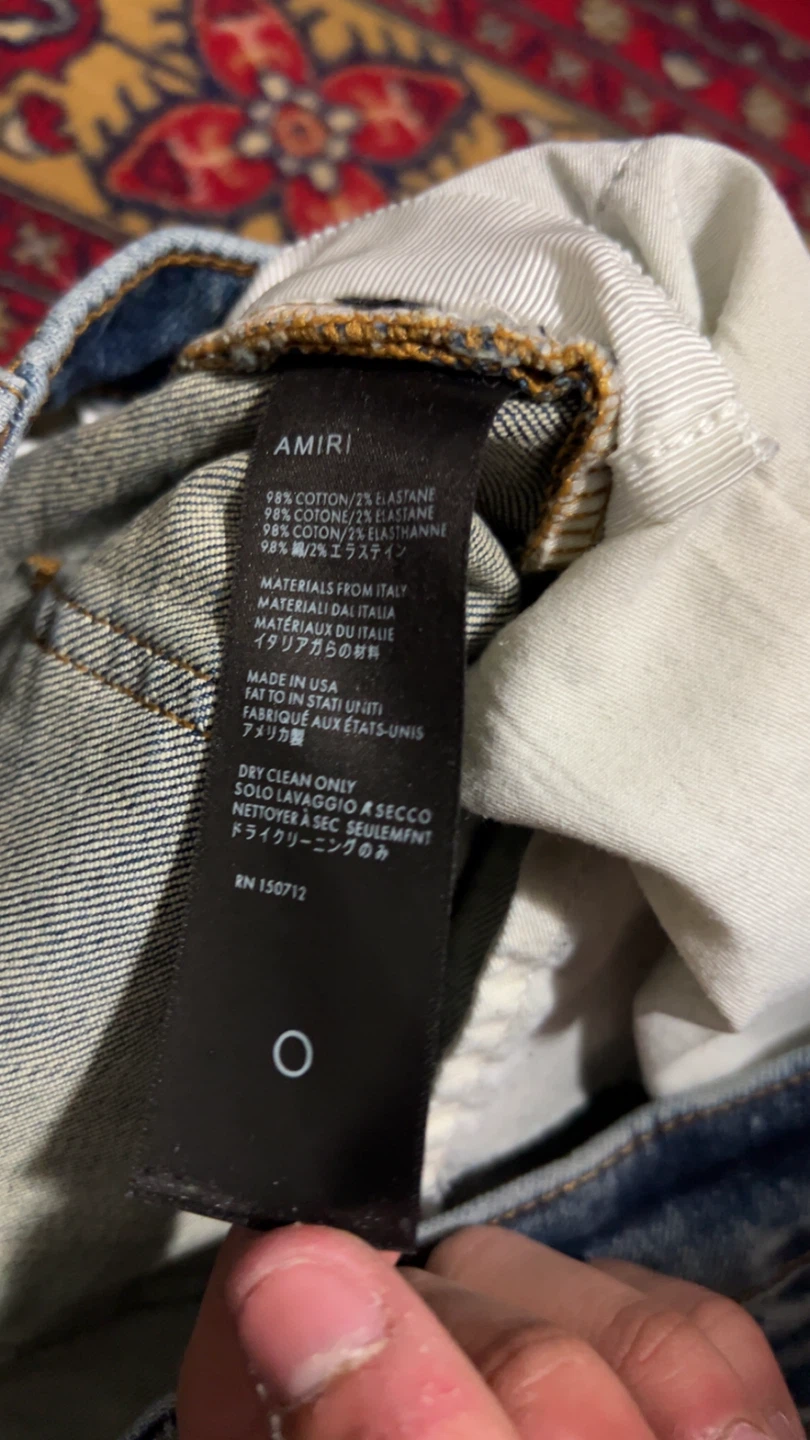 AMIRI Distressed Jeans Size 32 - photo 4
