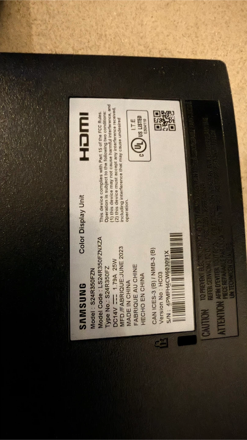 Samsung Monitor for Parts - photo 2