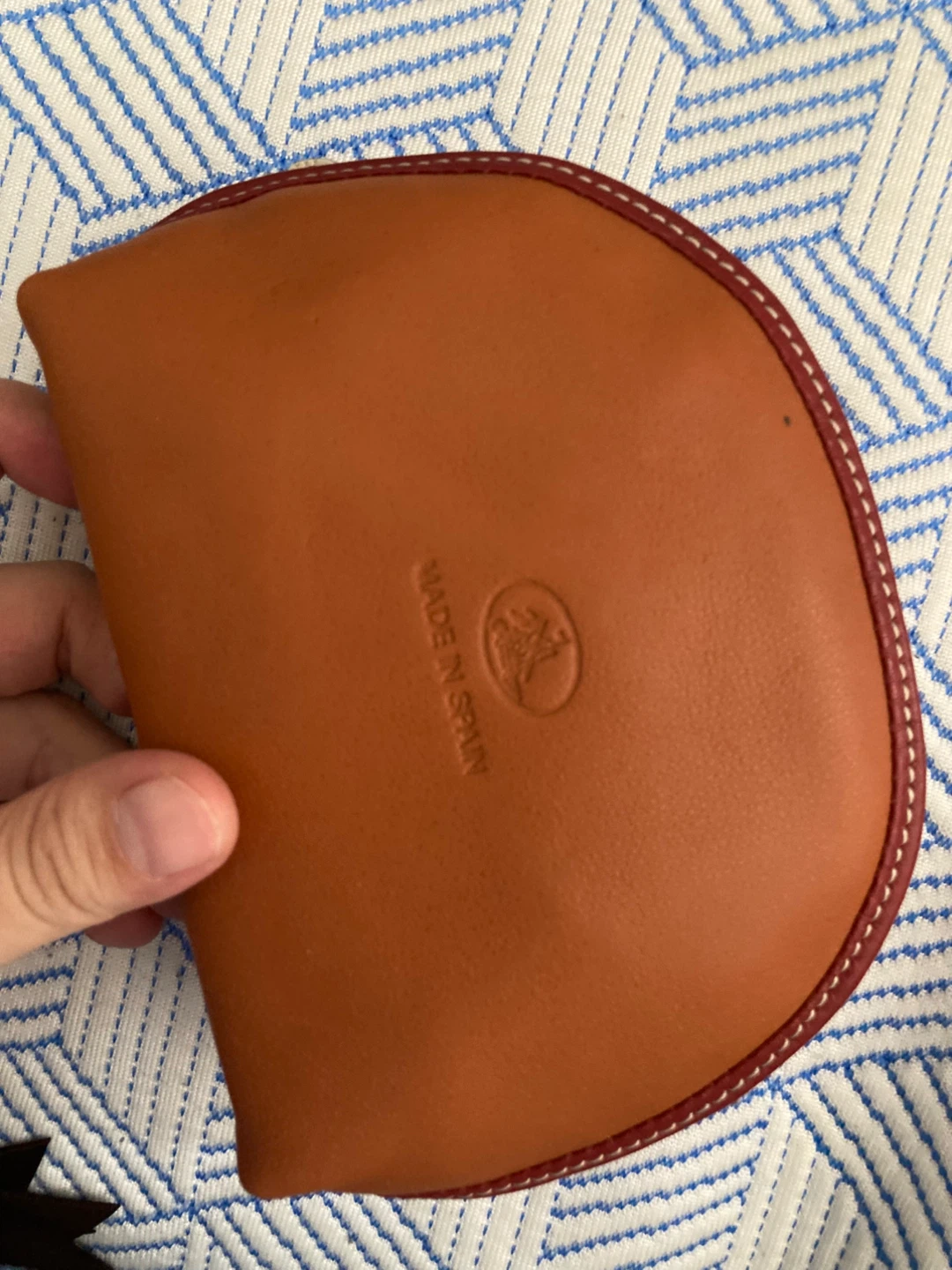 Brown Leather Coin Pouch - Made in Spain⚽️