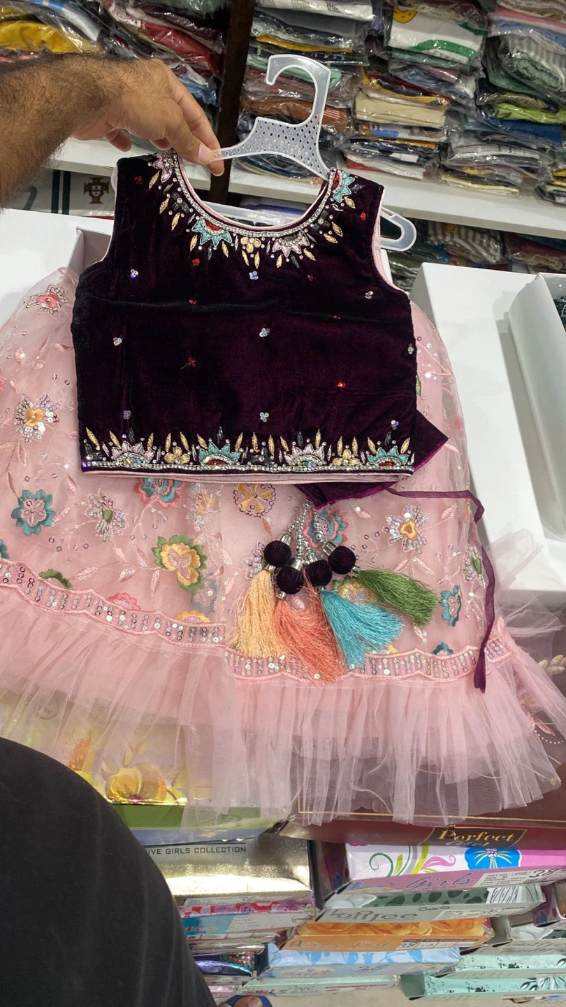 ⚽️Girls Velvet & Tulle Dress