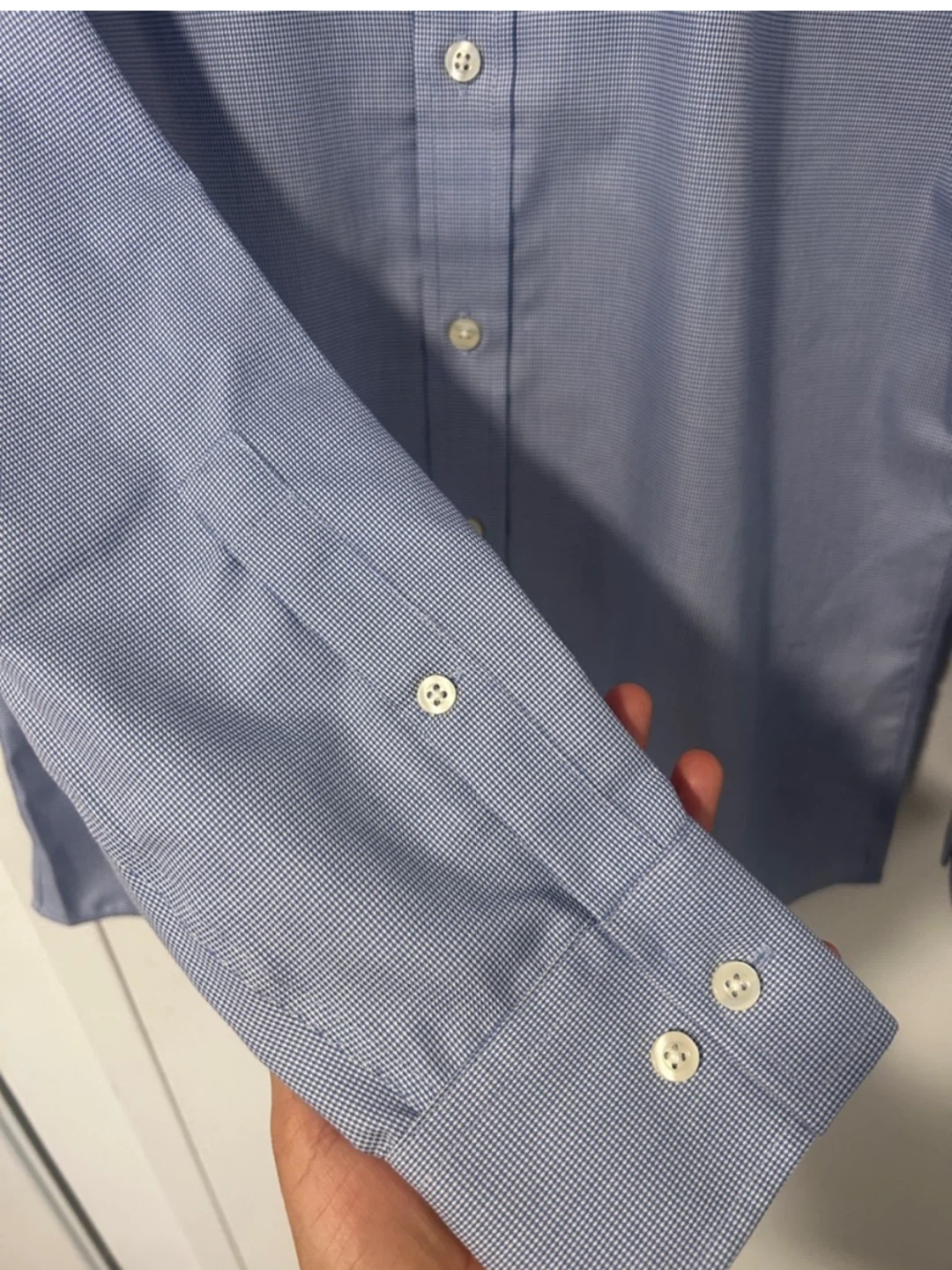 Michael Kors Men's Blue Non-Iron Dress Shirt - photo 3