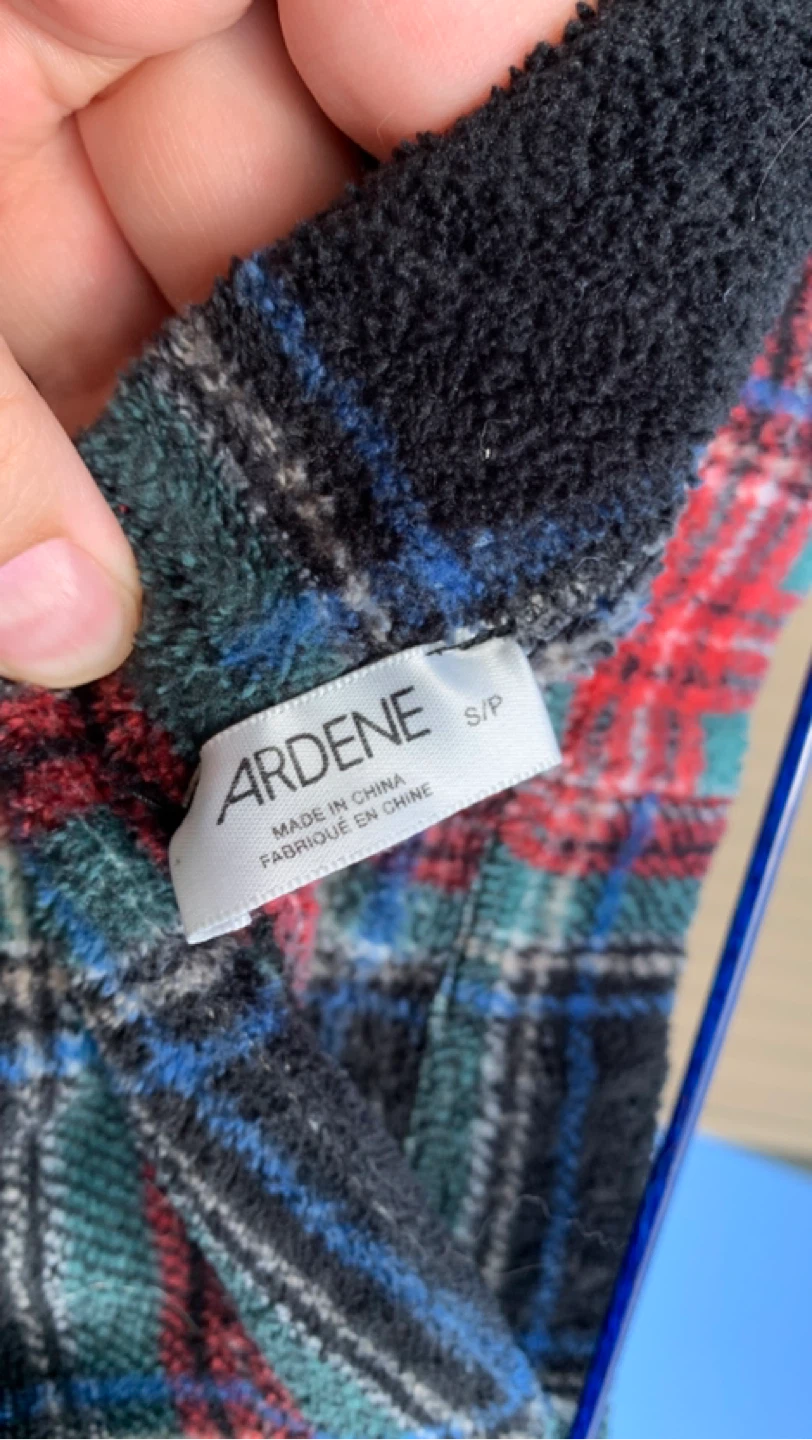 Plaid Fleece Sleep Shorts - Size Small ⚽️ - photo 3