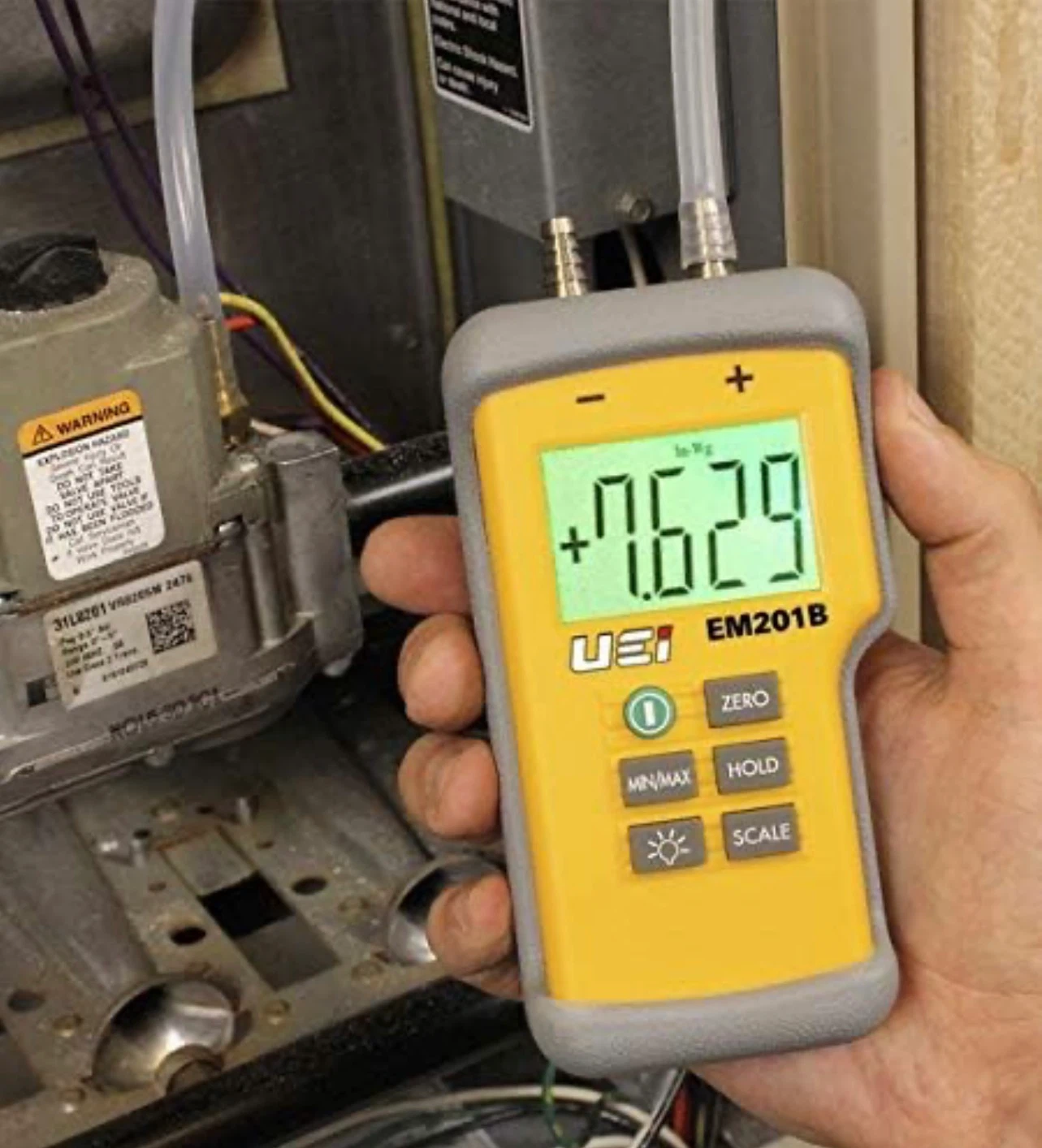 UEi Test Instruments EM201SPKIT Static Pressure Kit - photo 3