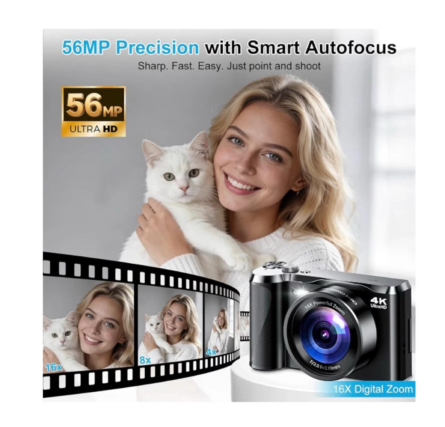 Brand new 56MP 4K Digital Camera for Photography - photo 4