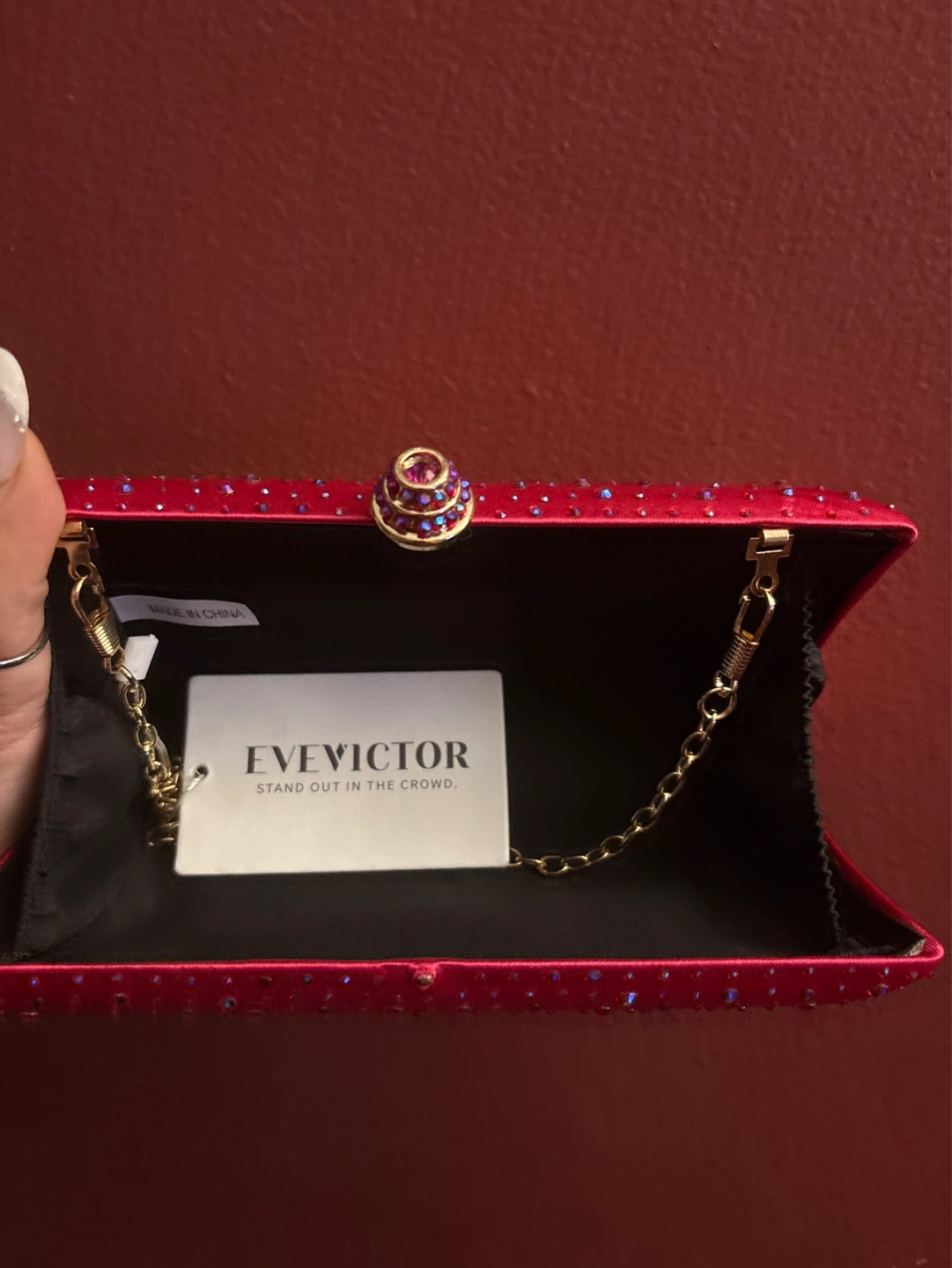 ⚽️ EVEVICTOR Rhinestone Clutch Evening Bag - photo 4