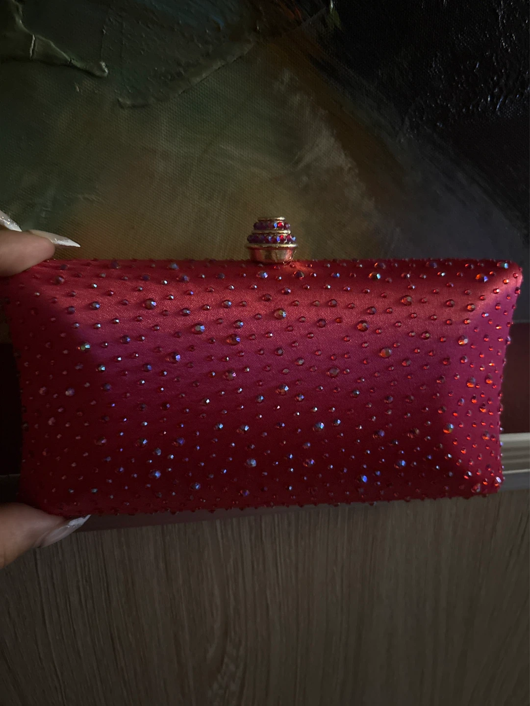 ⚽️ EVEVICTOR Rhinestone Clutch Evening Bag - photo 2
