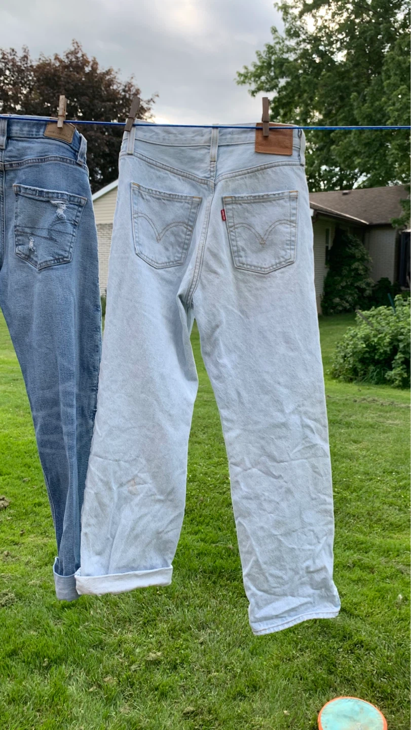Ribcage Straight Ankle Jeans - Light Wash Size 24 ⚽️ - photo 2