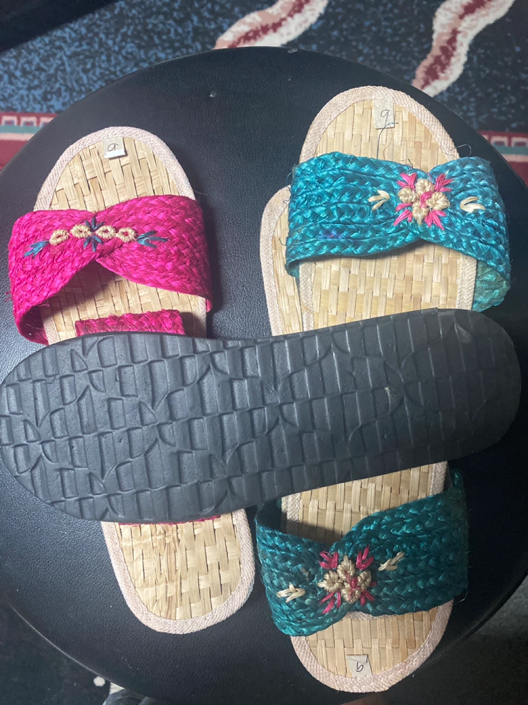 2 Pairs of Woven Sandals ⚽️ - photo 2