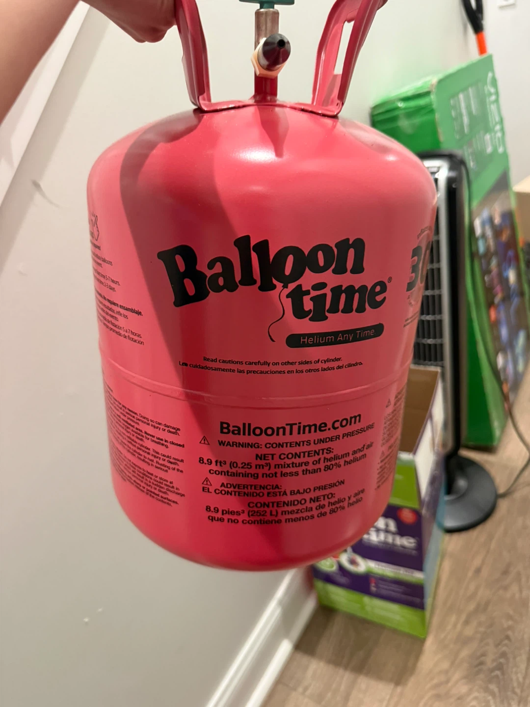 Balloon Time Helium Tank 8.9 cu ft