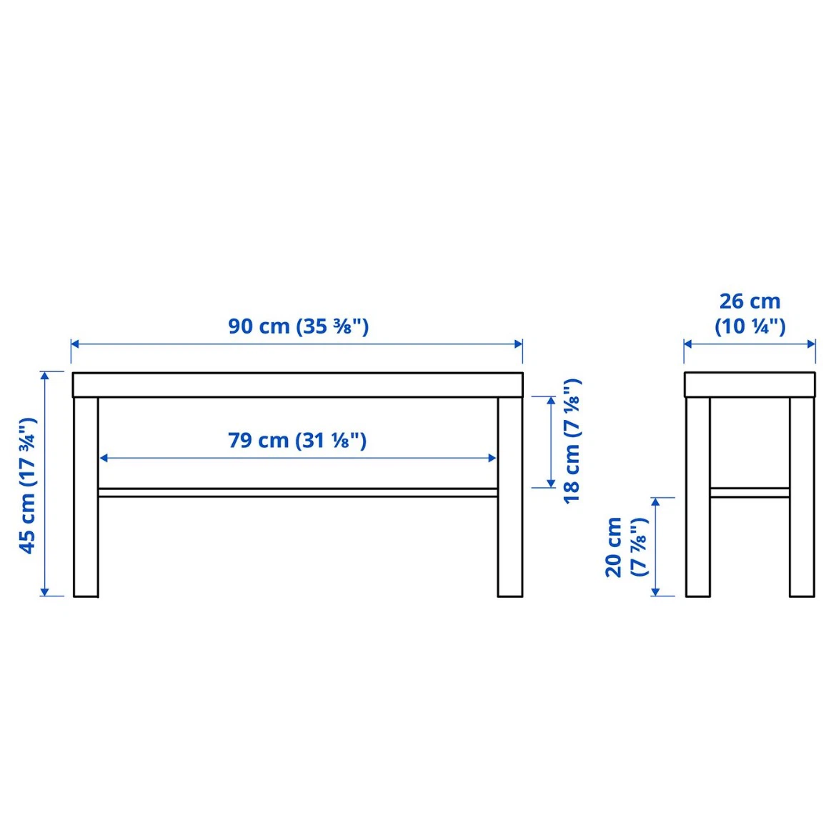 IKEA Kallax Console Table - Black - photo 2