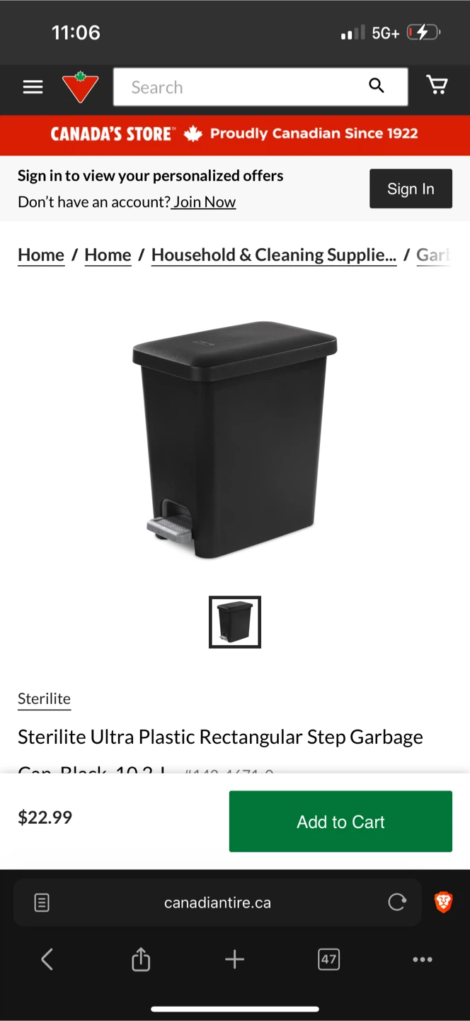 Sterilite Ultra Plastic Rectangular Step Garbage Can - Black - photo 4