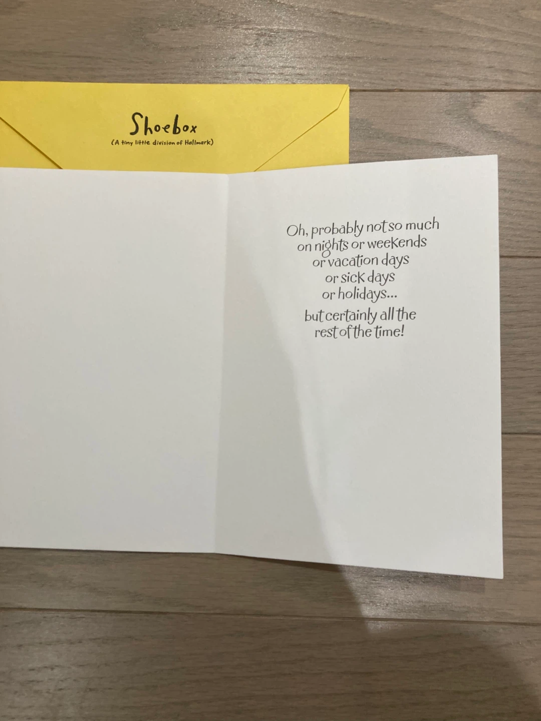⚽️Shoebox Goodbye Card with Envelope - photo 2