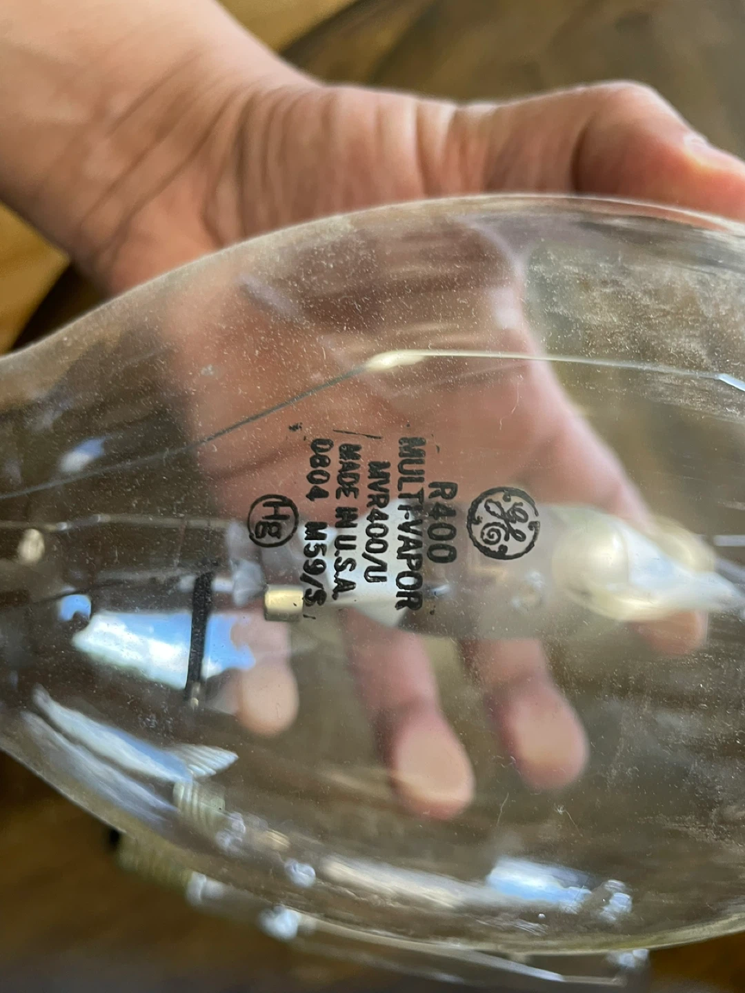 GE Multi-Vapor Metal Halide Light Bulb R40 MVR400/U - photo 2