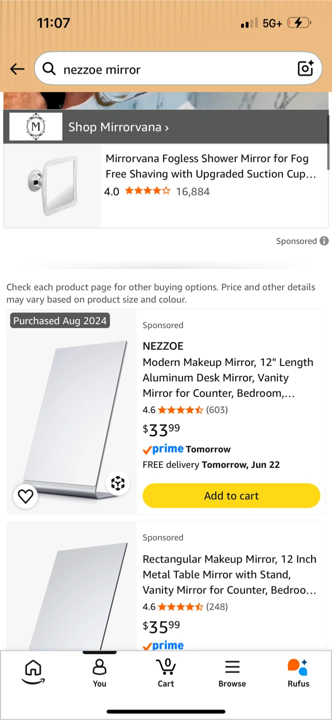 NEZZOE Modern Makeup Mirror - photo 4