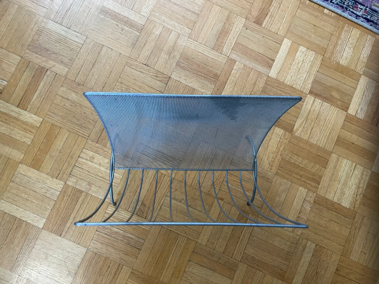 Metal Mesh Magazine Rack - photo 2