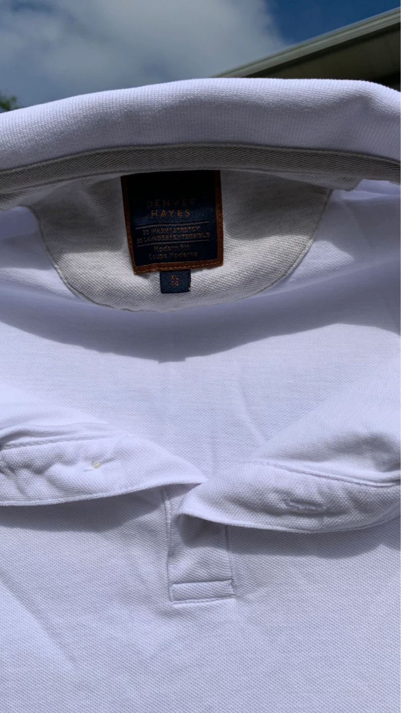 Ladies Denver Hayes White Polo Shirt - Size XL ⚽️ - photo 3