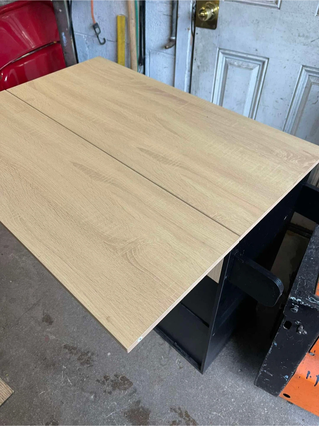 Drop Leaf Side Table with Storage - photo 2