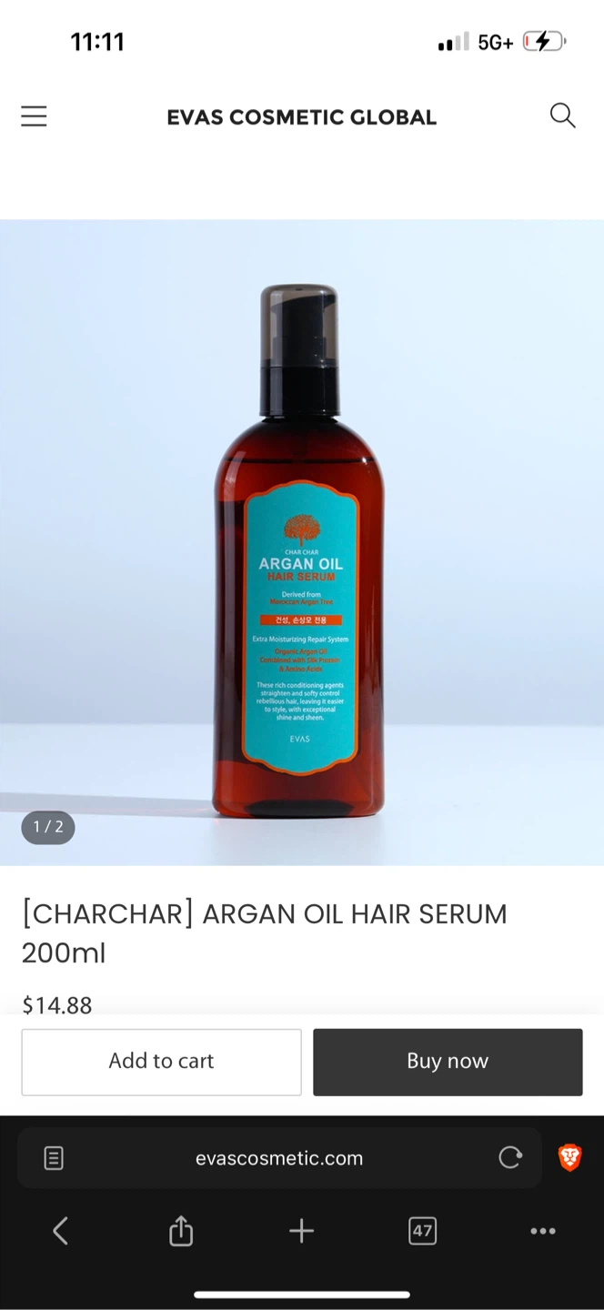 [CHARCHAR] ARGAN OIL HAIR SERUM 200ml - photo 3