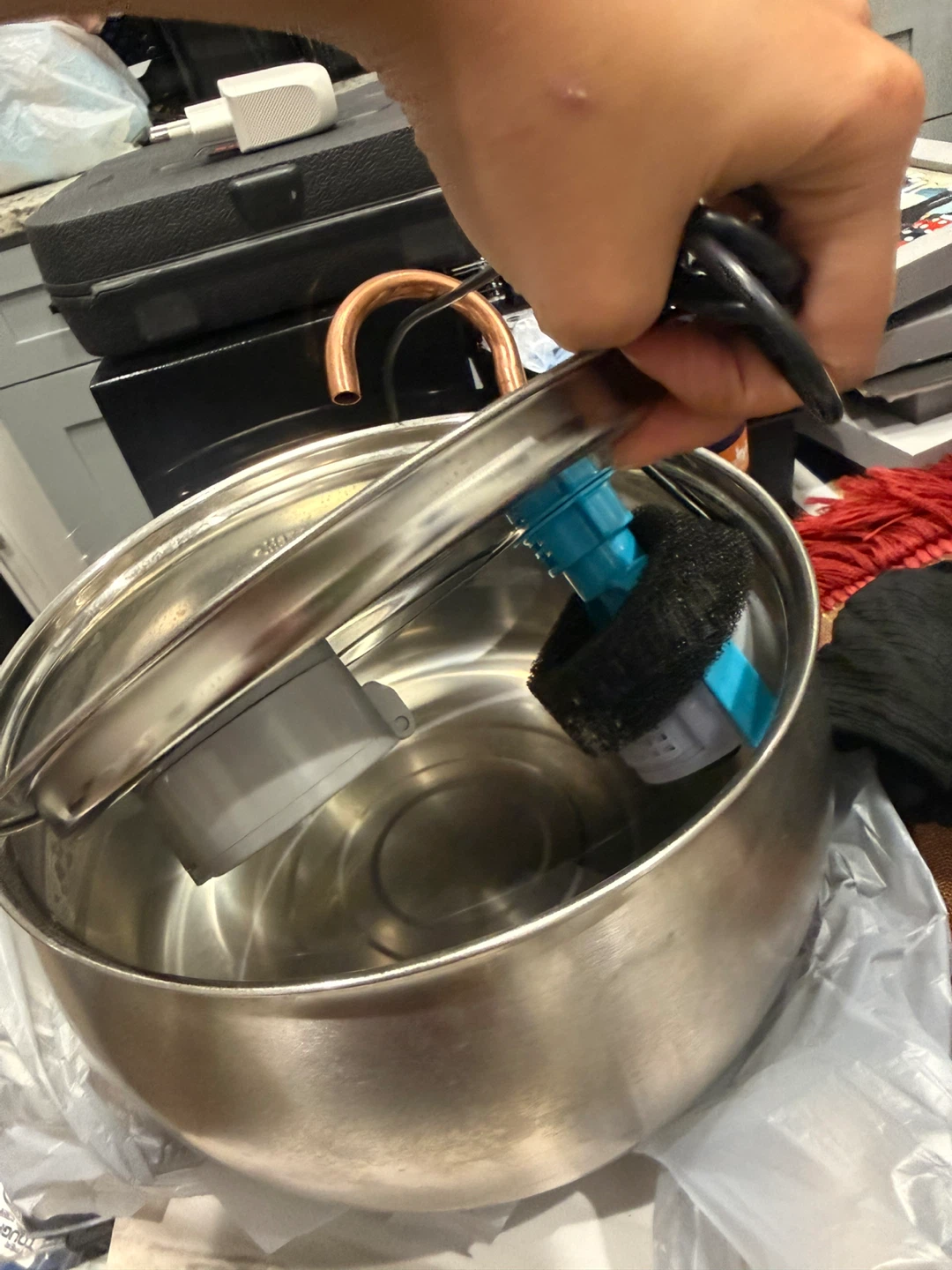 Stainless Steel Water Fountain Bowl - photo 2