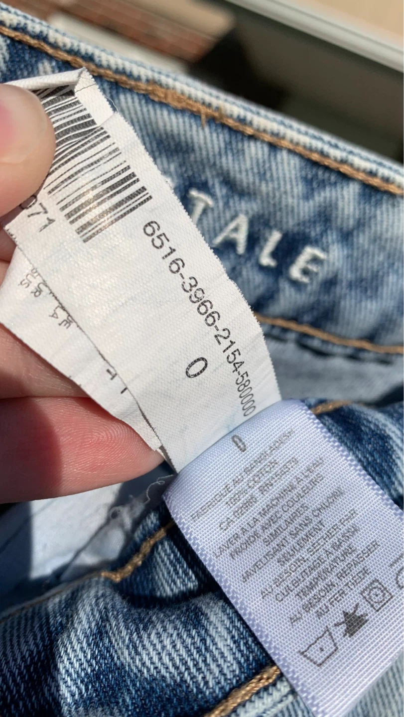 Aéropostale Mom Jeans - Distressed Blue Size 0 ⚽️ - photo 3